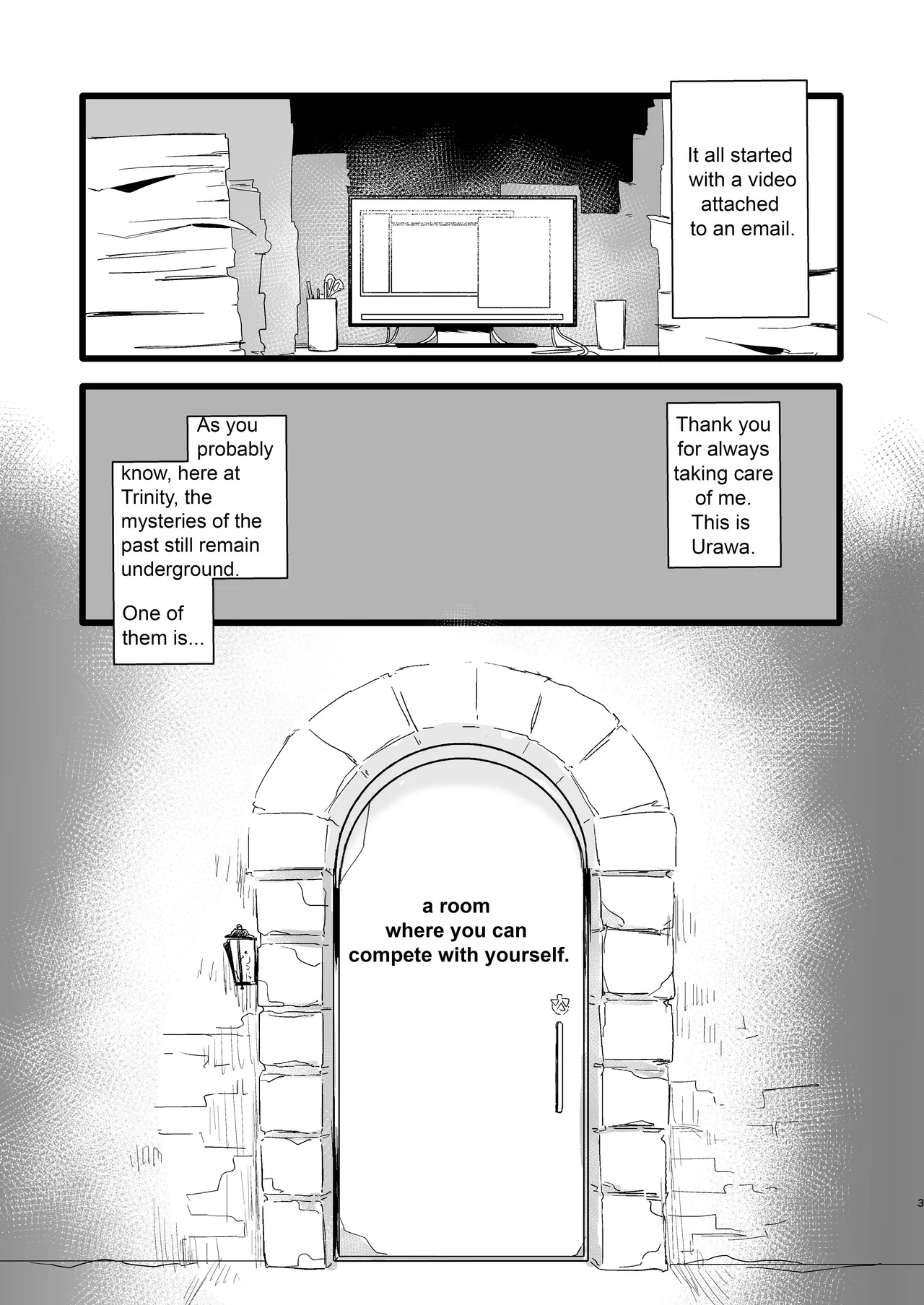 [Rugarer-House (Ruga Ossan)]Kare Ido no Soko ni te Utsuru Mono | Reflected at the bottom of a well(Blue Archive) [English] [Digital] Page 3