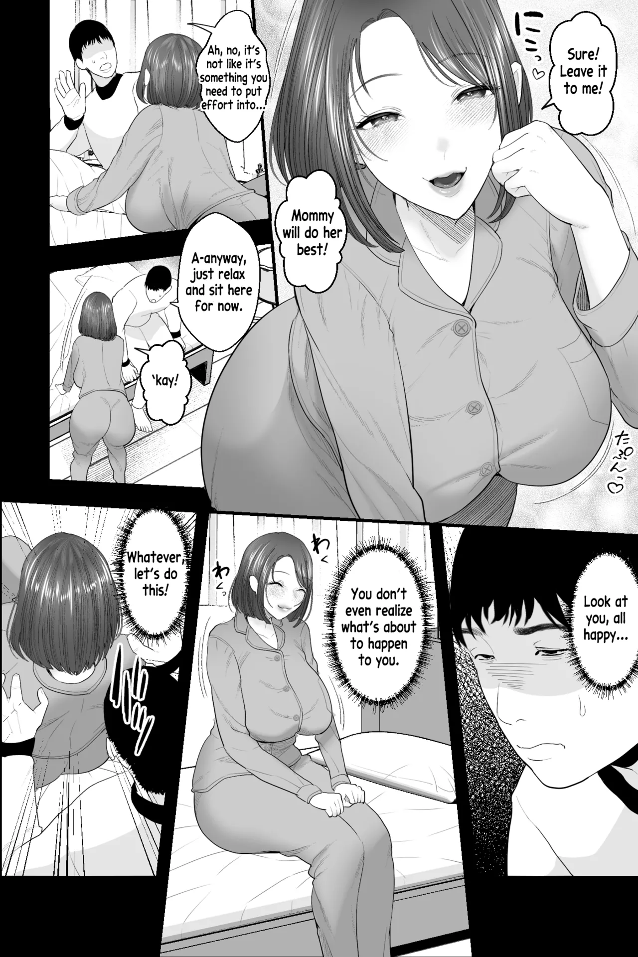 [Ginshio Honpo (Ginen)]My Airheaded Mom Was Too Adorably Sexy, So I Had Hypnotized Onahole Sex with Her![English] [Dummie] Page 7