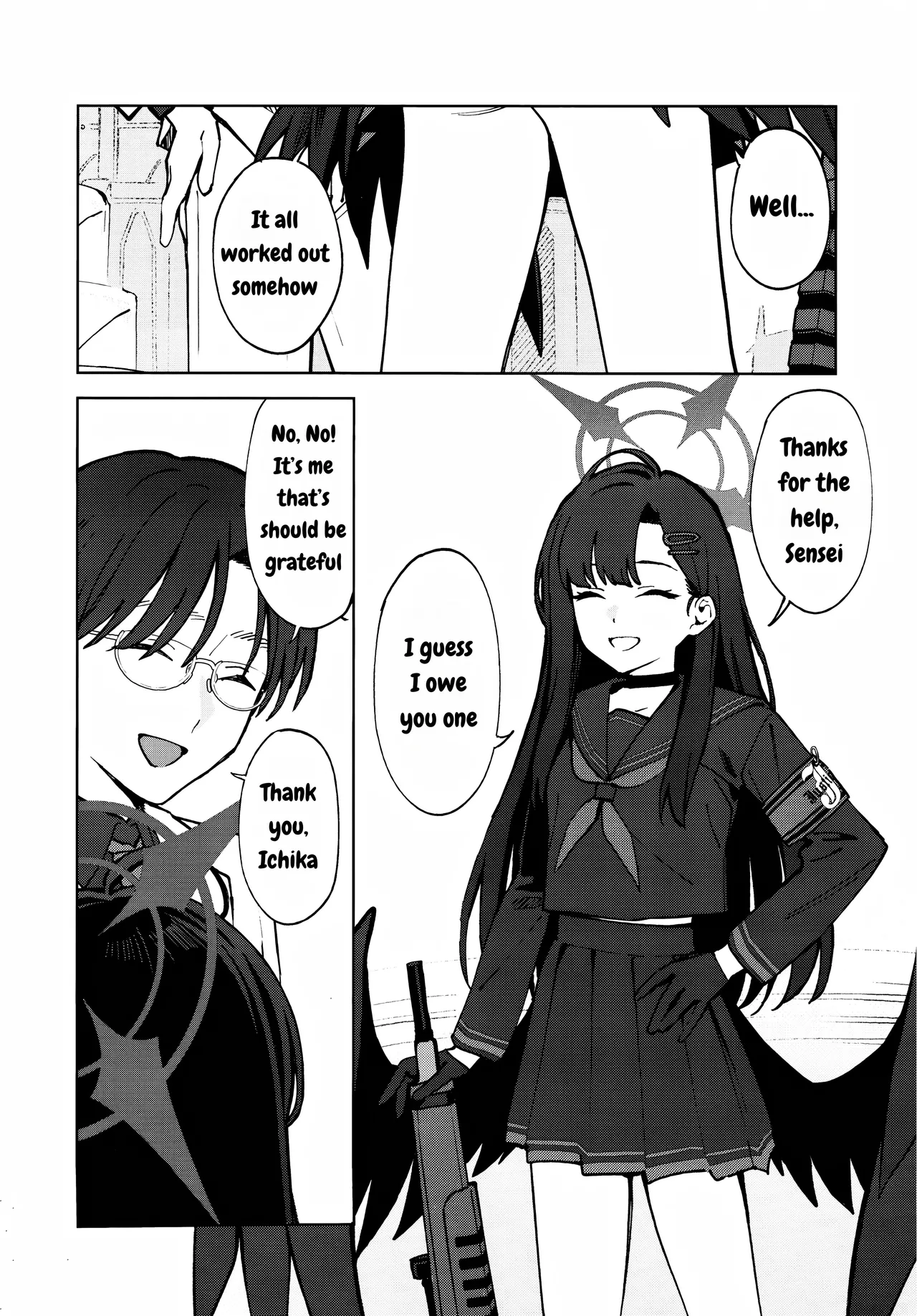 (C105) [Titano-makhia (Mikaduchi)]Sukissu! | I love you!(Blue Archive) [English] [DefinitelyNotPixel] Page 3