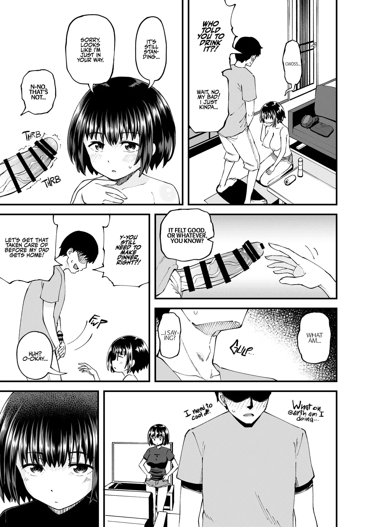 [Tonkotsu Fuumi (Poncocchan)]Soen ni Natteta Osananajimi ga Okuchi Onaho Gayoi Shite Kuru Mikkakan | Three Days Treating My Estranged Friend As An Oral Fuckhole[Digital] [English] [A Little Someone's Dummy] Page 15
