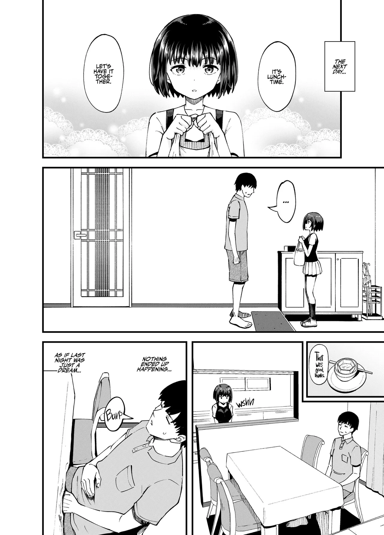 [Tonkotsu Fuumi (Poncocchan)]Soen ni Natteta Osananajimi ga Okuchi Onaho Gayoi Shite Kuru Mikkakan | Three Days Treating My Estranged Friend As An Oral Fuckhole[Digital] [English] [A Little Someone's Dummy] Page 16