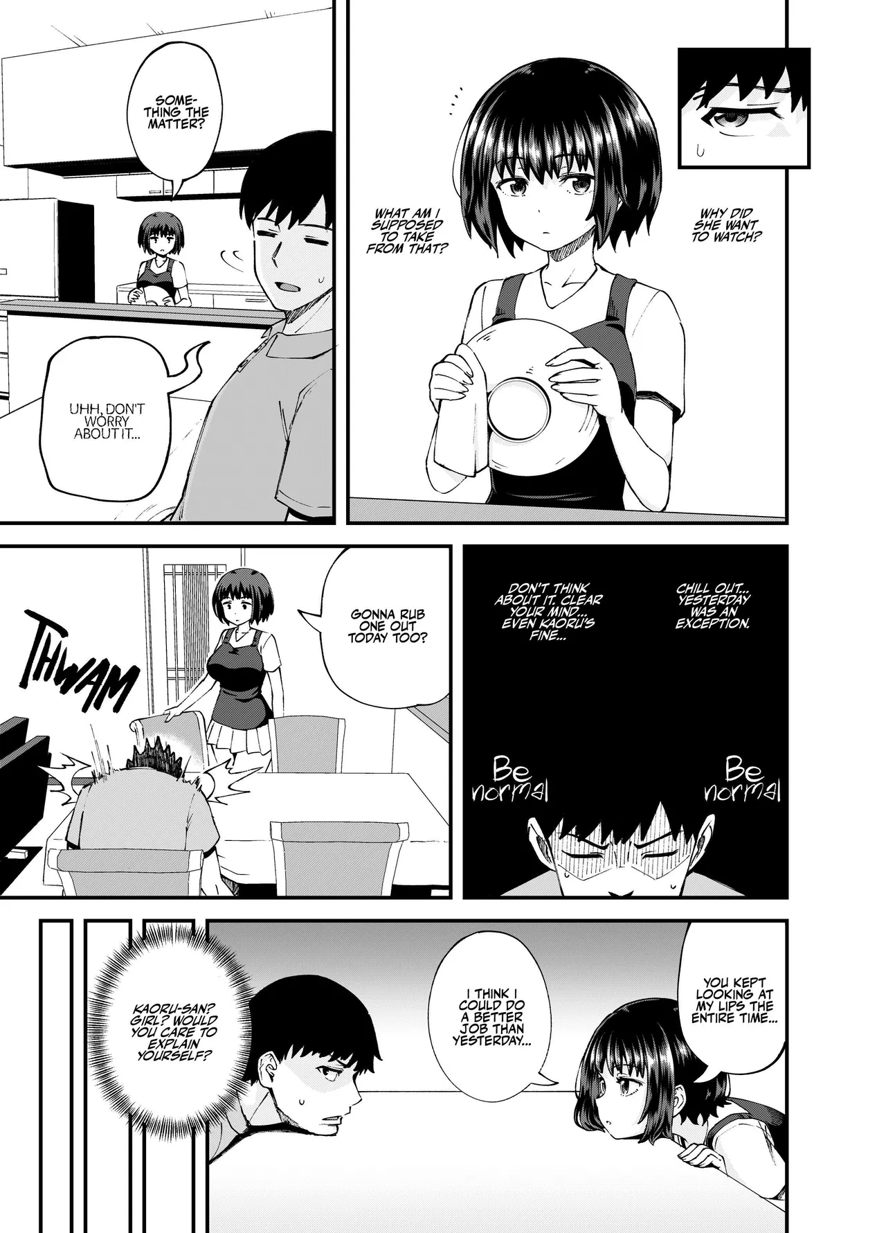[Tonkotsu Fuumi (Poncocchan)]Soen ni Natteta Osananajimi ga Okuchi Onaho Gayoi Shite Kuru Mikkakan | Three Days Treating My Estranged Friend As An Oral Fuckhole[Digital] [English] [A Little Someone's Dummy] Page 17