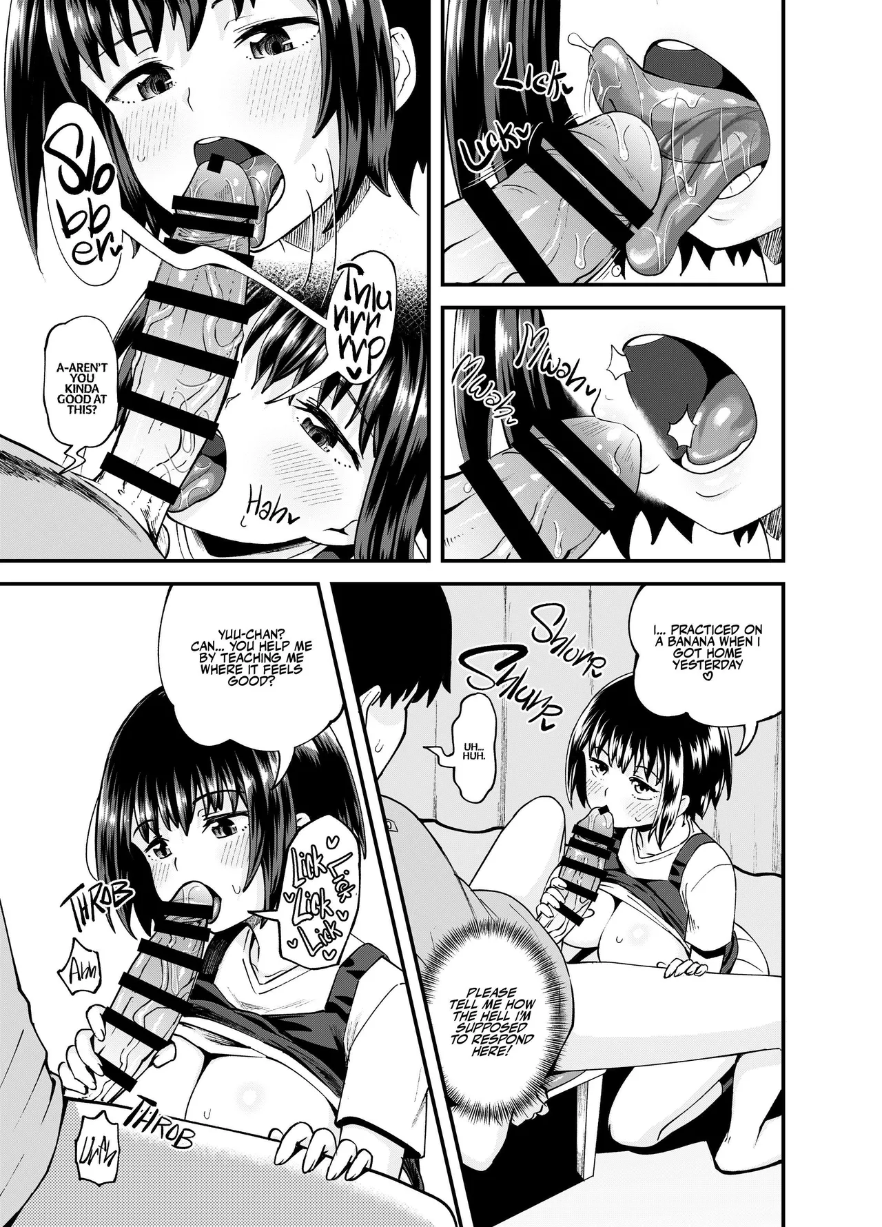 [Tonkotsu Fuumi (Poncocchan)]Soen ni Natteta Osananajimi ga Okuchi Onaho Gayoi Shite Kuru Mikkakan | Three Days Treating My Estranged Friend As An Oral Fuckhole[Digital] [English] [A Little Someone's Dummy] Page 19