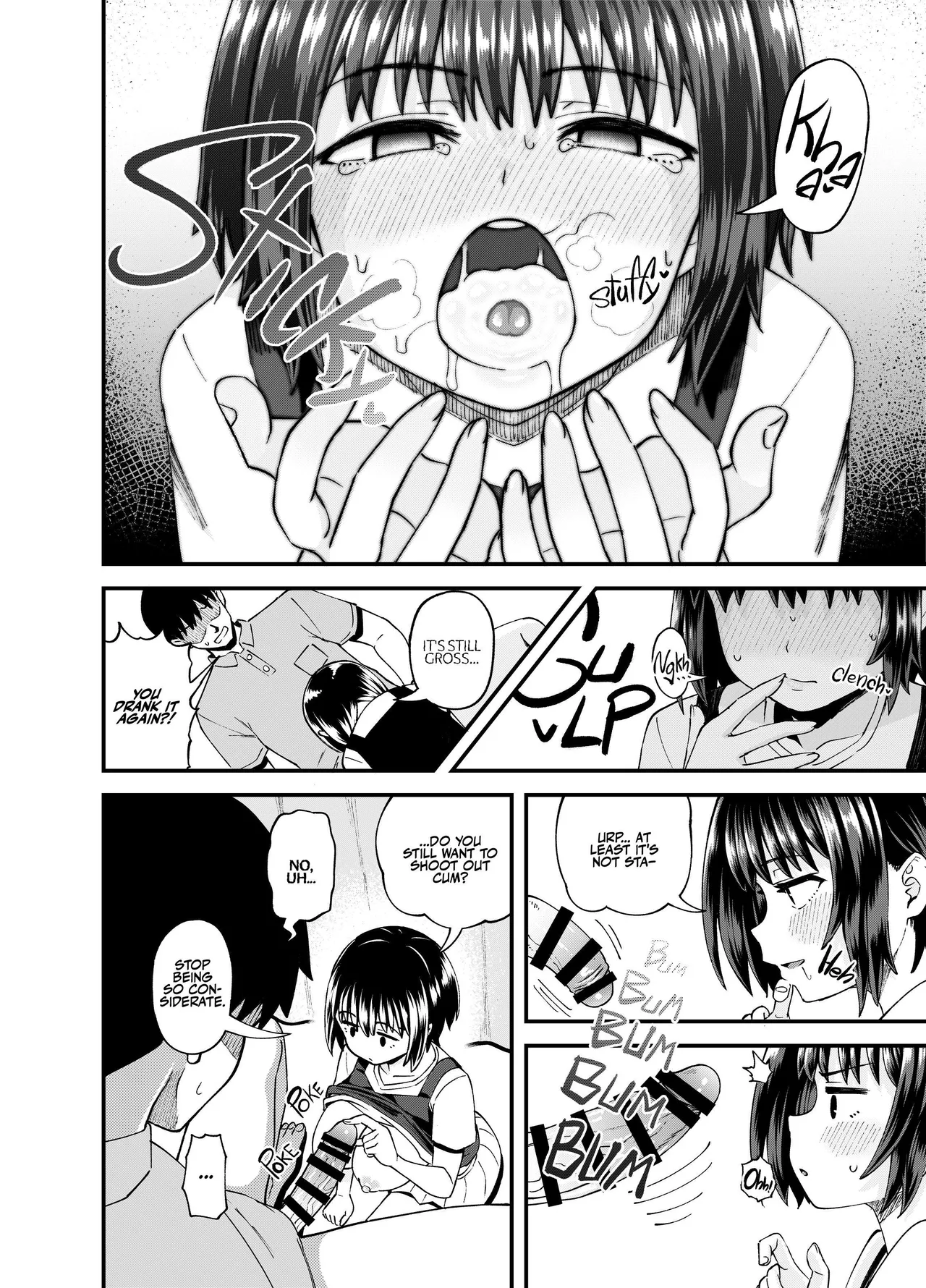 [Tonkotsu Fuumi (Poncocchan)]Soen ni Natteta Osananajimi ga Okuchi Onaho Gayoi Shite Kuru Mikkakan | Three Days Treating My Estranged Friend As An Oral Fuckhole[Digital] [English] [A Little Someone's Dummy] Page 24