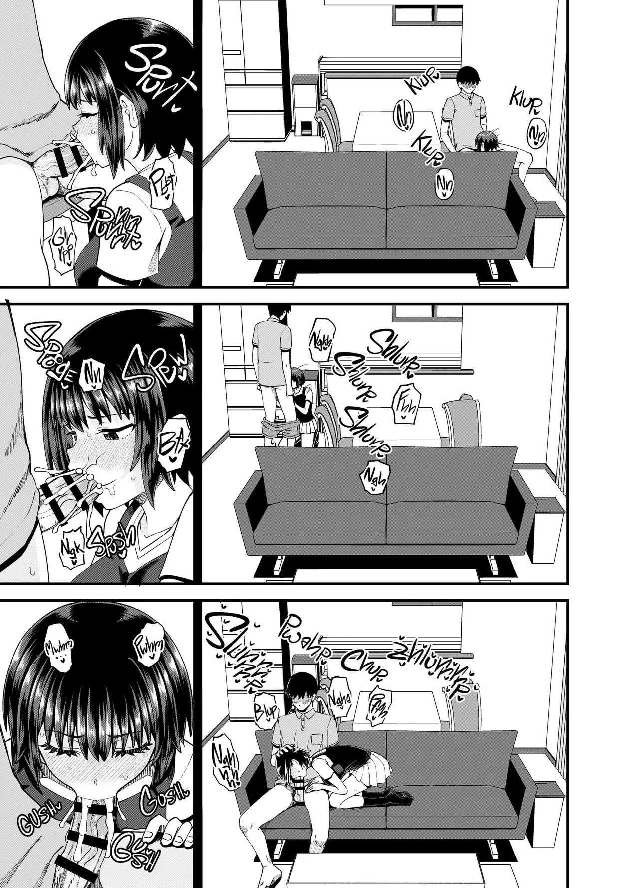 [Tonkotsu Fuumi (Poncocchan)]Soen ni Natteta Osananajimi ga Okuchi Onaho Gayoi Shite Kuru Mikkakan | Three Days Treating My Estranged Friend As An Oral Fuckhole[Digital] [English] [A Little Someone's Dummy] Page 25