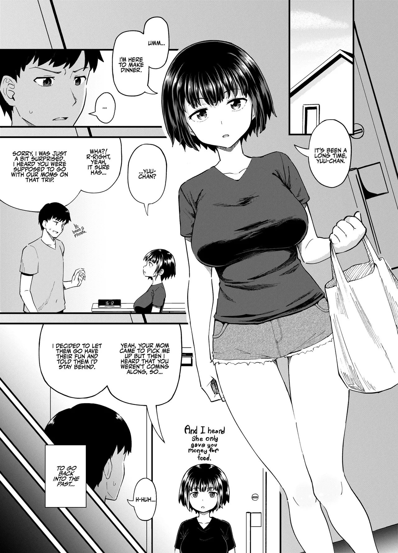 [Tonkotsu Fuumi (Poncocchan)]Soen ni Natteta Osananajimi ga Okuchi Onaho Gayoi Shite Kuru Mikkakan | Three Days Treating My Estranged Friend As An Oral Fuckhole[Digital] [English] [A Little Someone's Dummy] Page 3