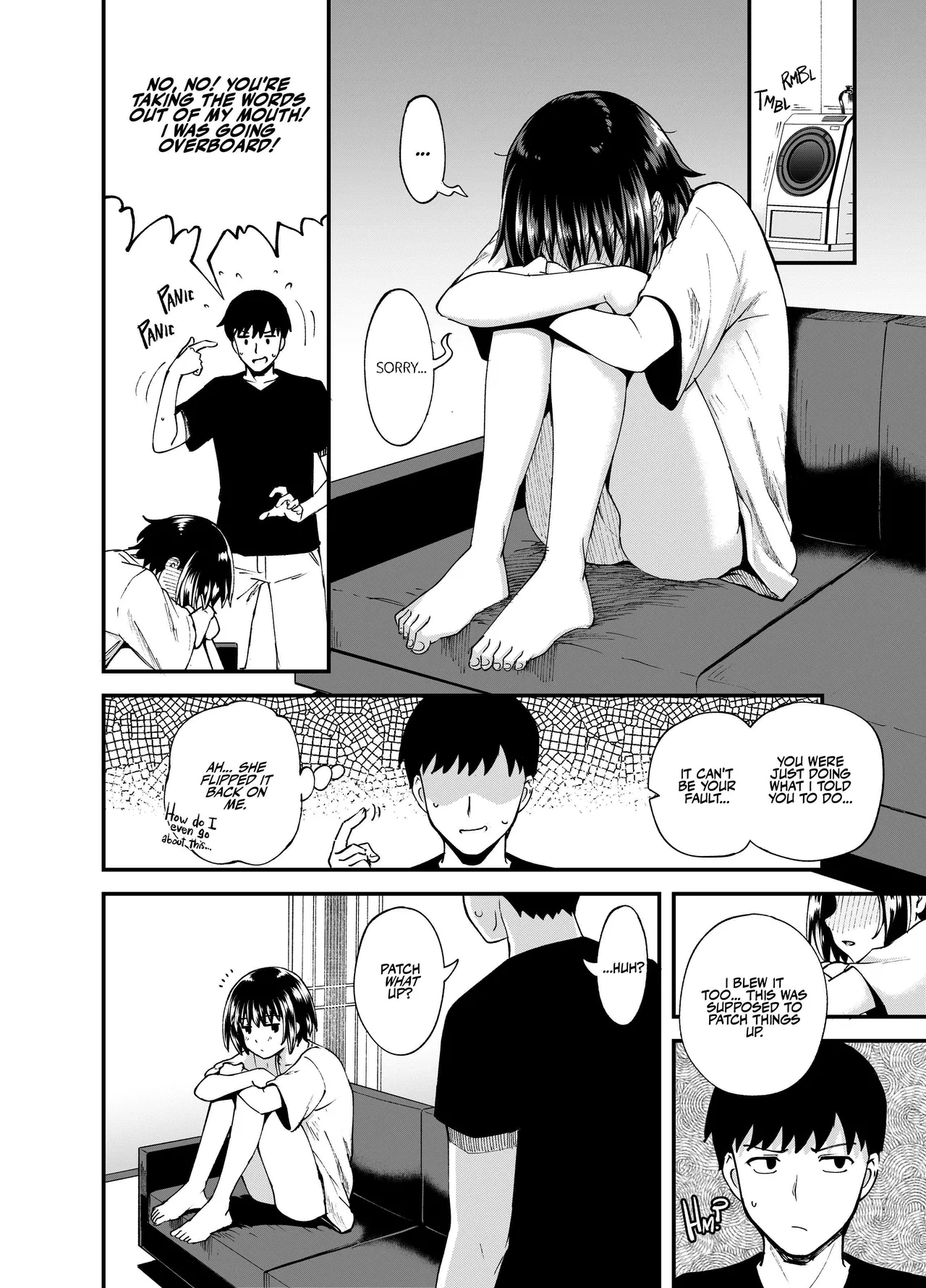 [Tonkotsu Fuumi (Poncocchan)]Soen ni Natteta Osananajimi ga Okuchi Onaho Gayoi Shite Kuru Mikkakan | Three Days Treating My Estranged Friend As An Oral Fuckhole[Digital] [English] [A Little Someone's Dummy] Page 44
