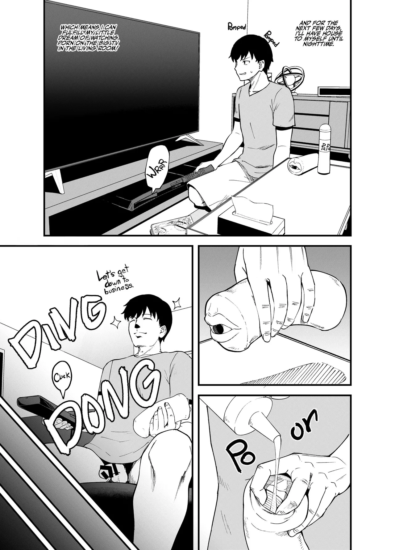 [Tonkotsu Fuumi (Poncocchan)]Soen ni Natteta Osananajimi ga Okuchi Onaho Gayoi Shite Kuru Mikkakan | Three Days Treating My Estranged Friend As An Oral Fuckhole[Digital] [English] [A Little Someone's Dummy] Page 5