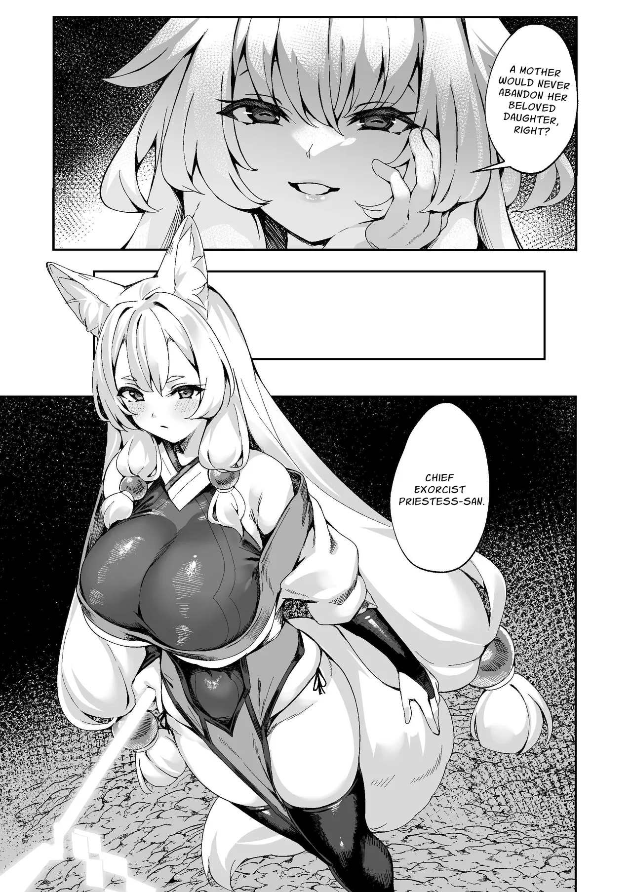 [Neko no Tawagoto (Neko no Mantis)]Taima Miko Kanna Futanari Sakusei Haiboku Hen | Exorcist Priestess Kanna: Futanari Defeated by Forced Ejaculation[English] [Nice Translations] [Digital] Page 26
