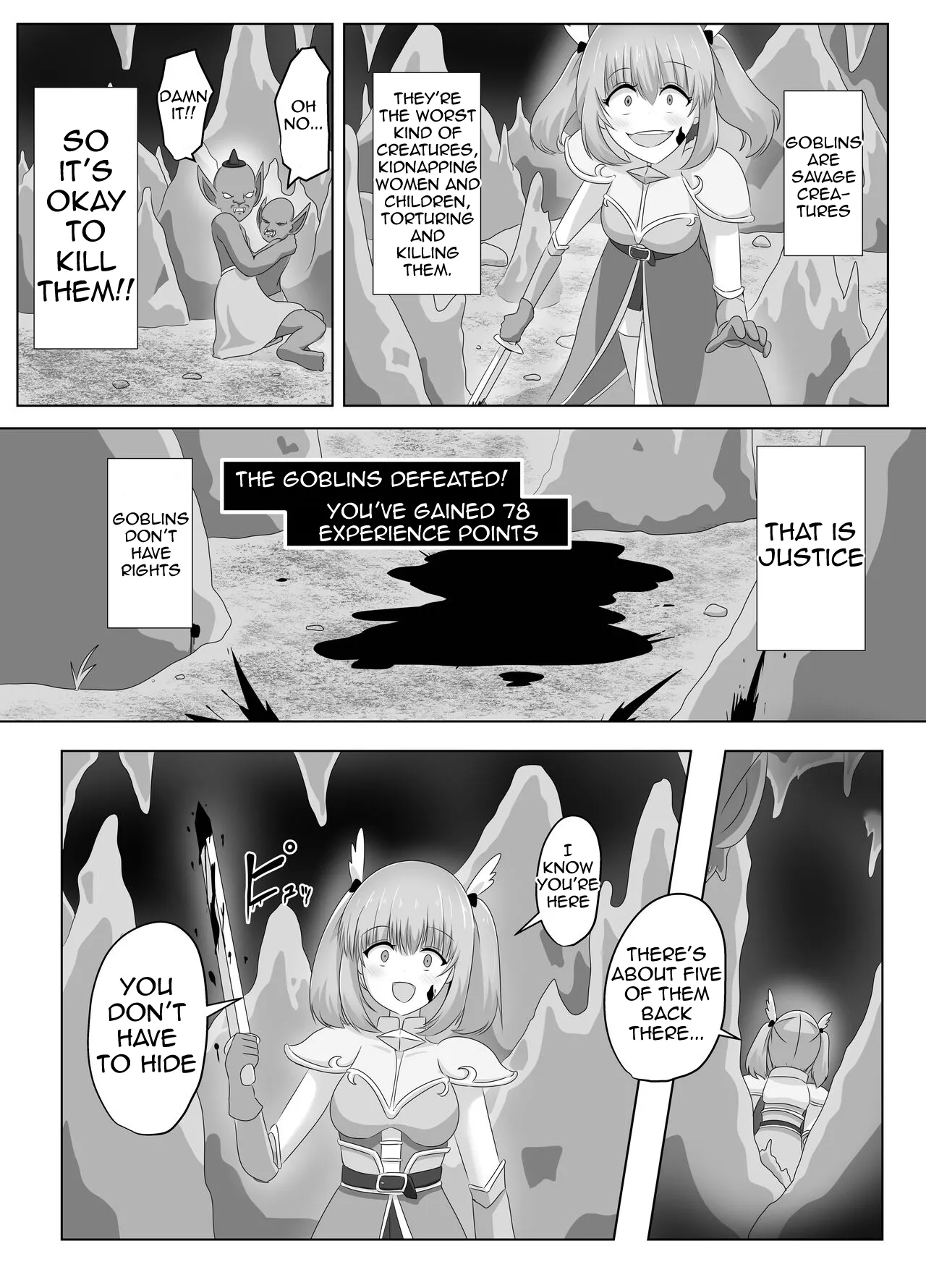 [C Hange (hangesho)]The Female Knight Who Lost Everything To Goblins[English] Page 10