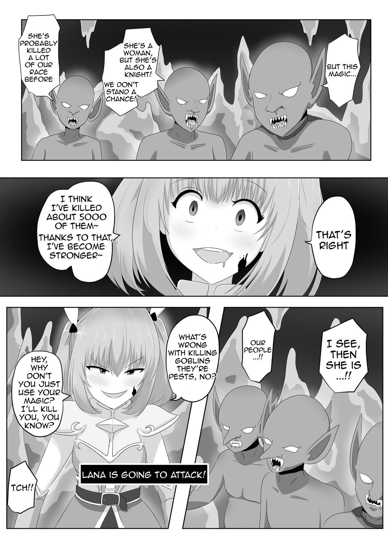 [C Hange (hangesho)]The Female Knight Who Lost Everything To Goblins[English] Page 12