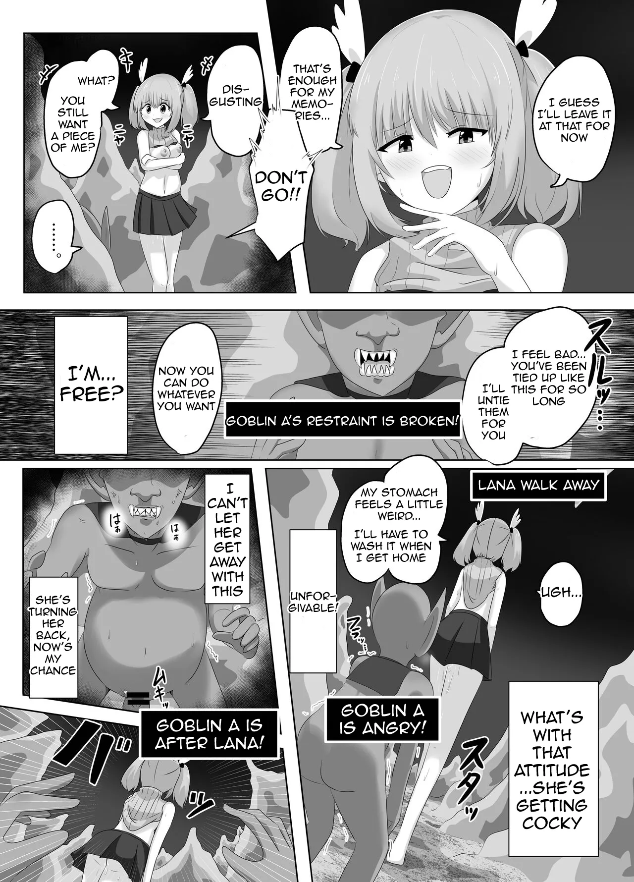 [C Hange (hangesho)]The Female Knight Who Lost Everything To Goblins[English] Page 28