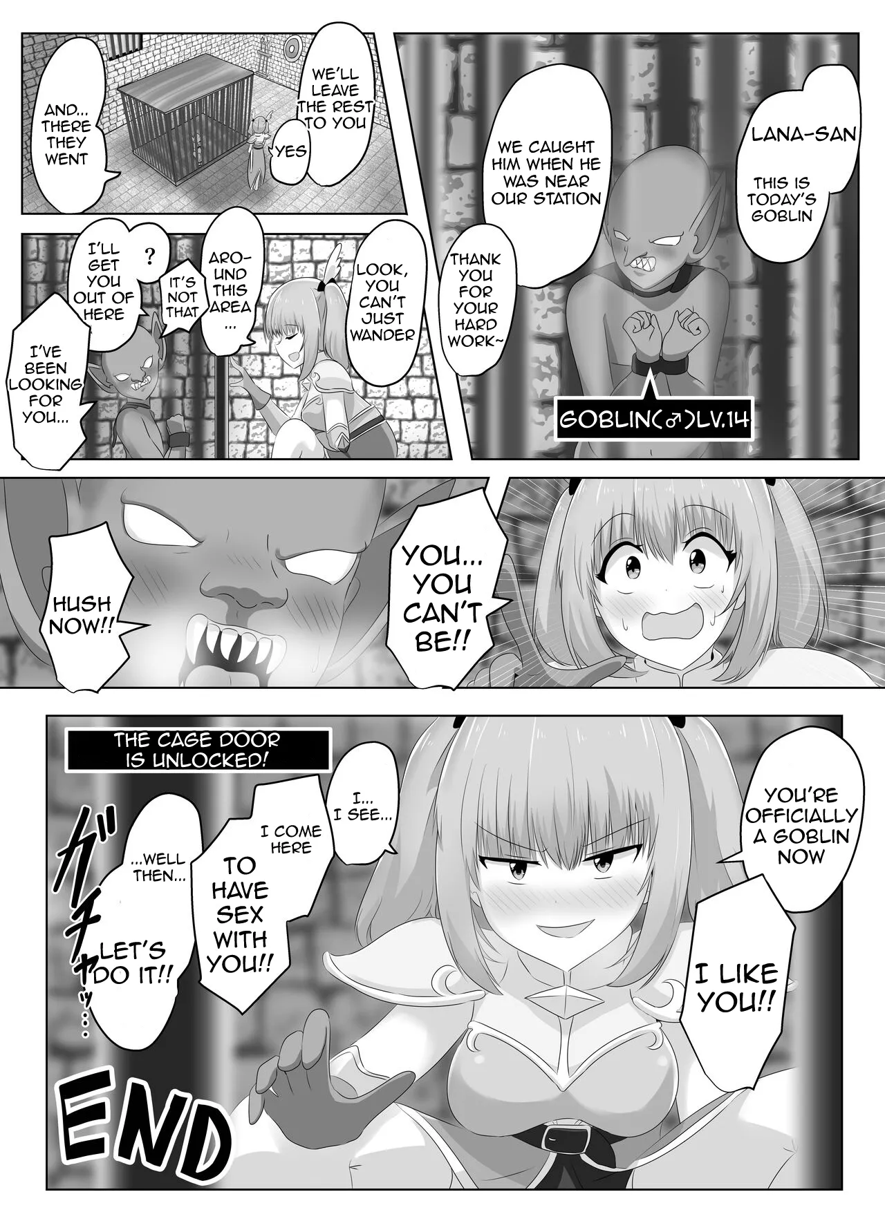 [C Hange (hangesho)]The Female Knight Who Lost Everything To Goblins[English] Page 34