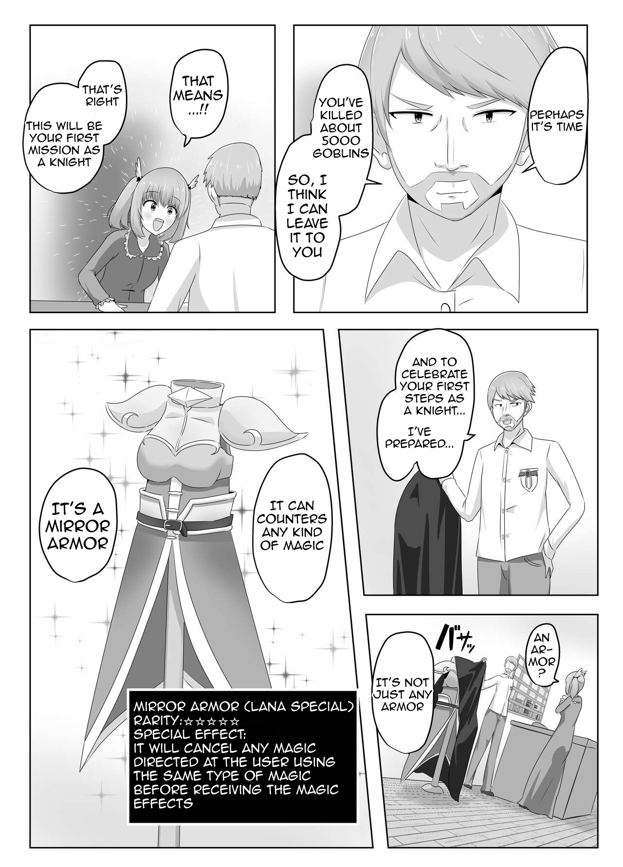 [C Hange (hangesho)]The Female Knight Who Lost Everything To Goblins[English] Page 4