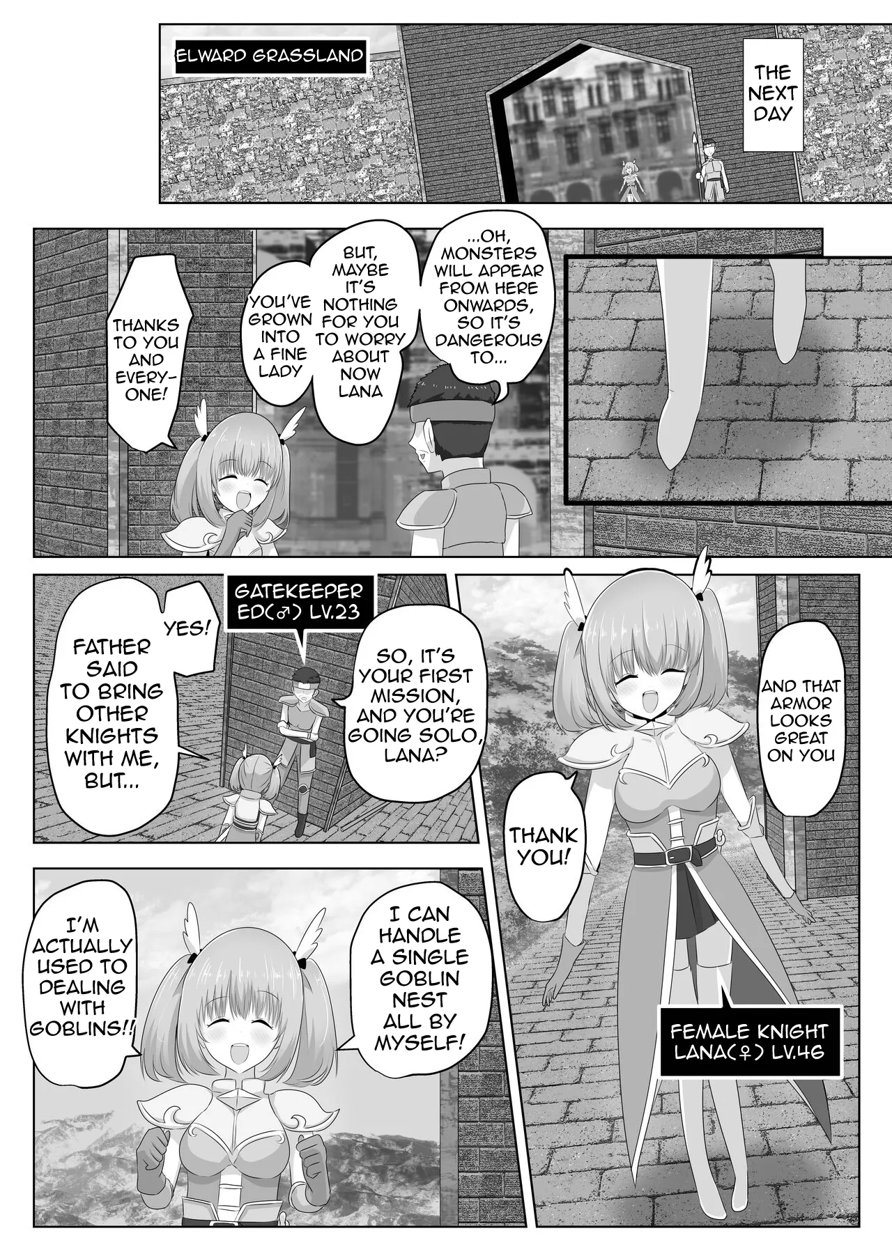 [C Hange (hangesho)]The Female Knight Who Lost Everything To Goblins[English] Page 7
