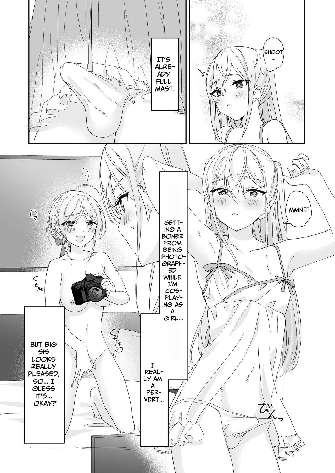 [Sokuochi Shoujo (Kagamino Mochiko)]Josou Shounen to Ama Seme Onee-san | Crossdressing Guy and Sweetly Aggressive Woman[English] [Mahou Shoujon't] [Digital] Page 31