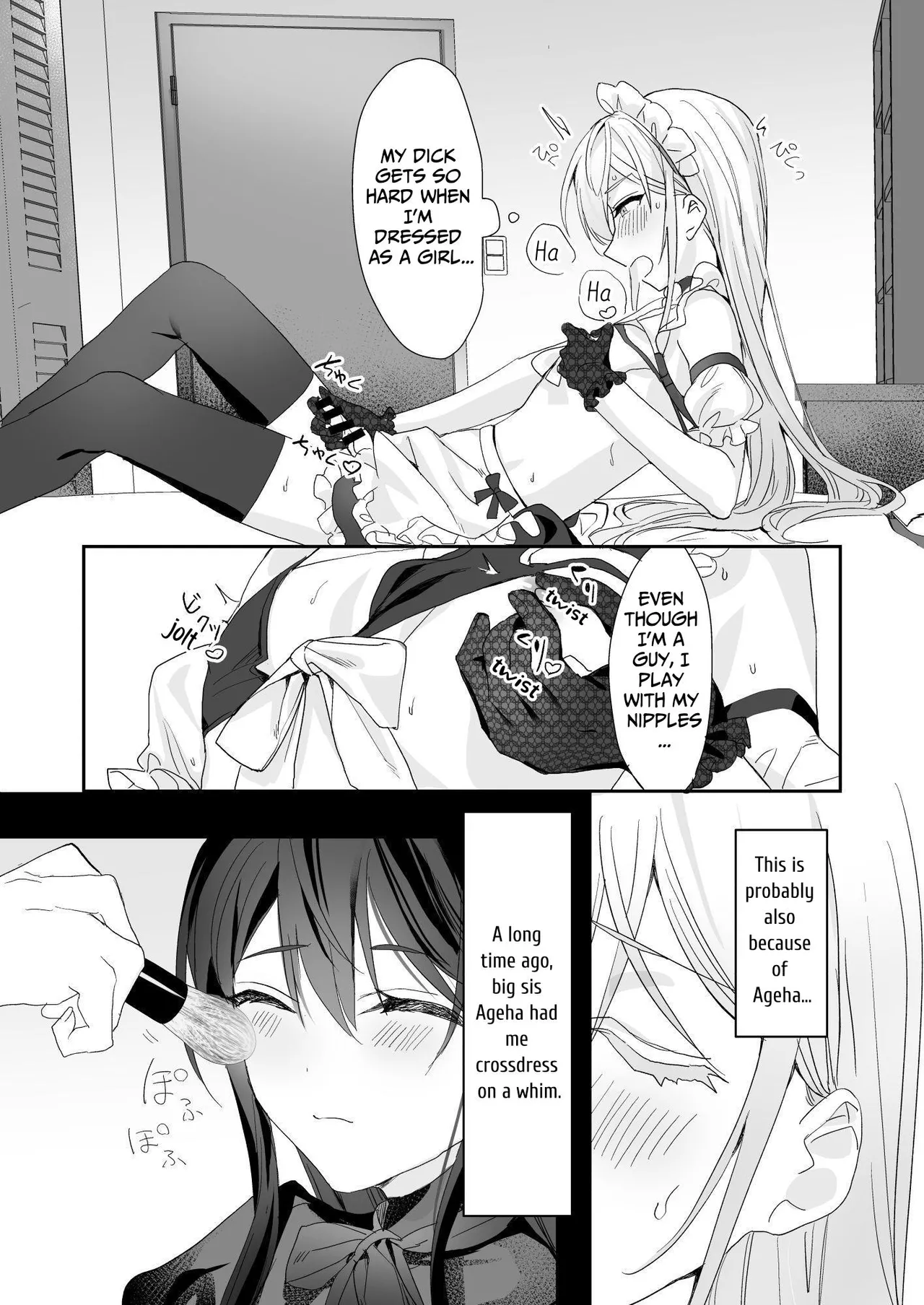 [Sokuochi Shoujo (Kagamino Mochiko)]Josou Shounen to Ama Seme Onee-san | Crossdressing Guy and Sweetly Aggressive Woman[English] [Mahou Shoujon't] [Digital] Page 6