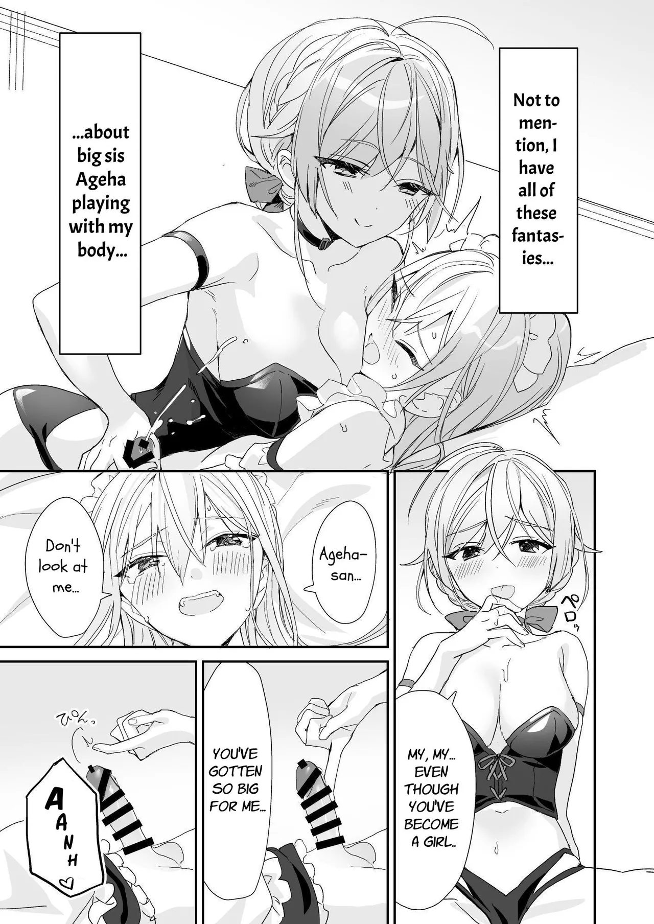 [Sokuochi Shoujo (Kagamino Mochiko)]Josou Shounen to Ama Seme Onee-san | Crossdressing Guy and Sweetly Aggressive Woman[English] [Mahou Shoujon't] [Digital] Page 8