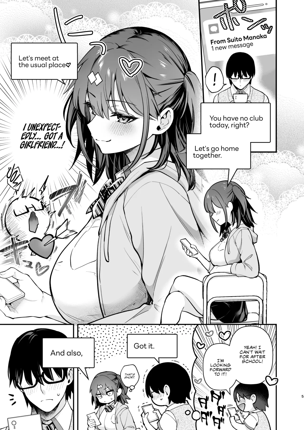 [Calm White (Mashiro Shirako)]Ero Shousetsu Mitai na Seishun H o YouCha Kanojo no Suito-san to - Better than fiction 2[English] [Rirare Translation] [Digital] Page 6