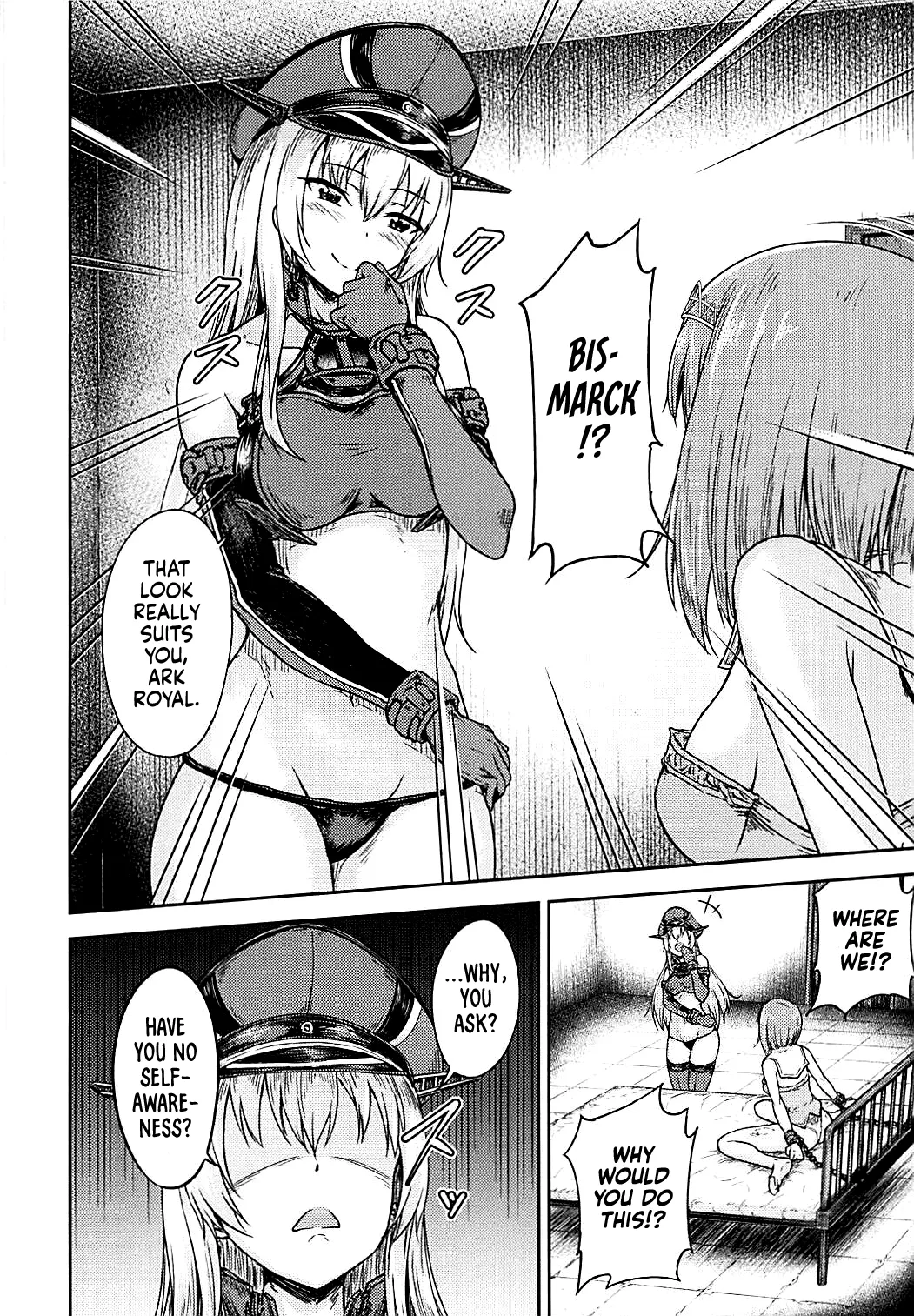 (COMIC1☆13) [Sazareito (Ohnaka Ito)]Bismarck Revenge!!(Kantai Collection -KanColle-) [English] [Ne-Kai Agenda] Page 3
