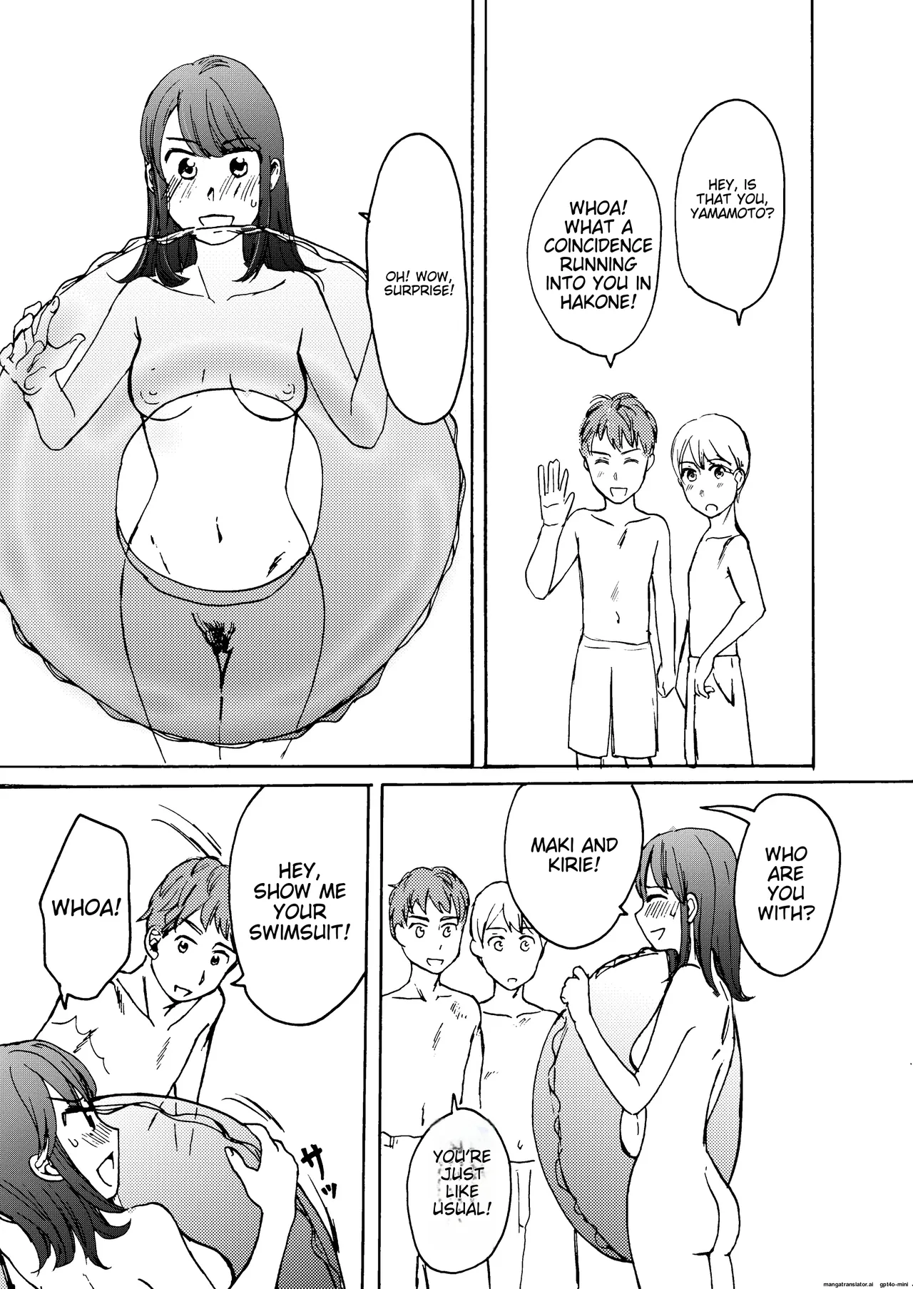 [Tataki Kikiki]Ai no Onsen Pool | Love Hot Spring Pool[English] [Digital] Page 11