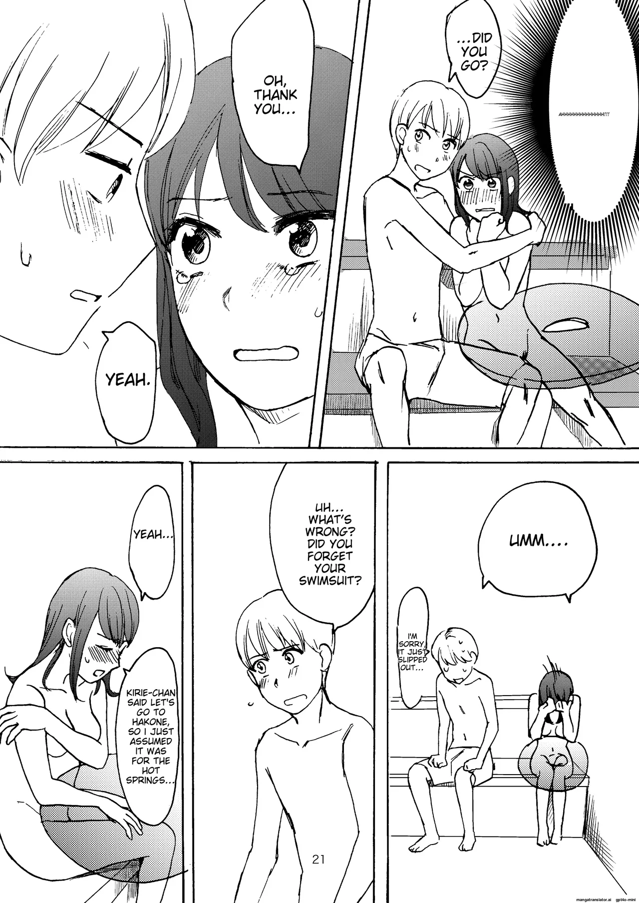 [Tataki Kikiki]Ai no Onsen Pool | Love Hot Spring Pool[English] [Digital] Page 19