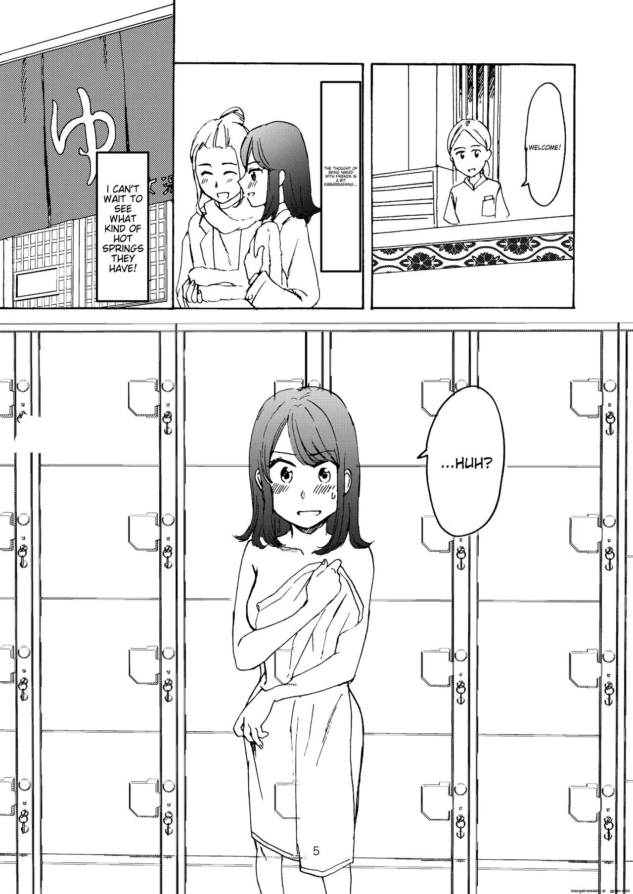 [Tataki Kikiki]Ai no Onsen Pool | Love Hot Spring Pool[English] [Digital] Page 3