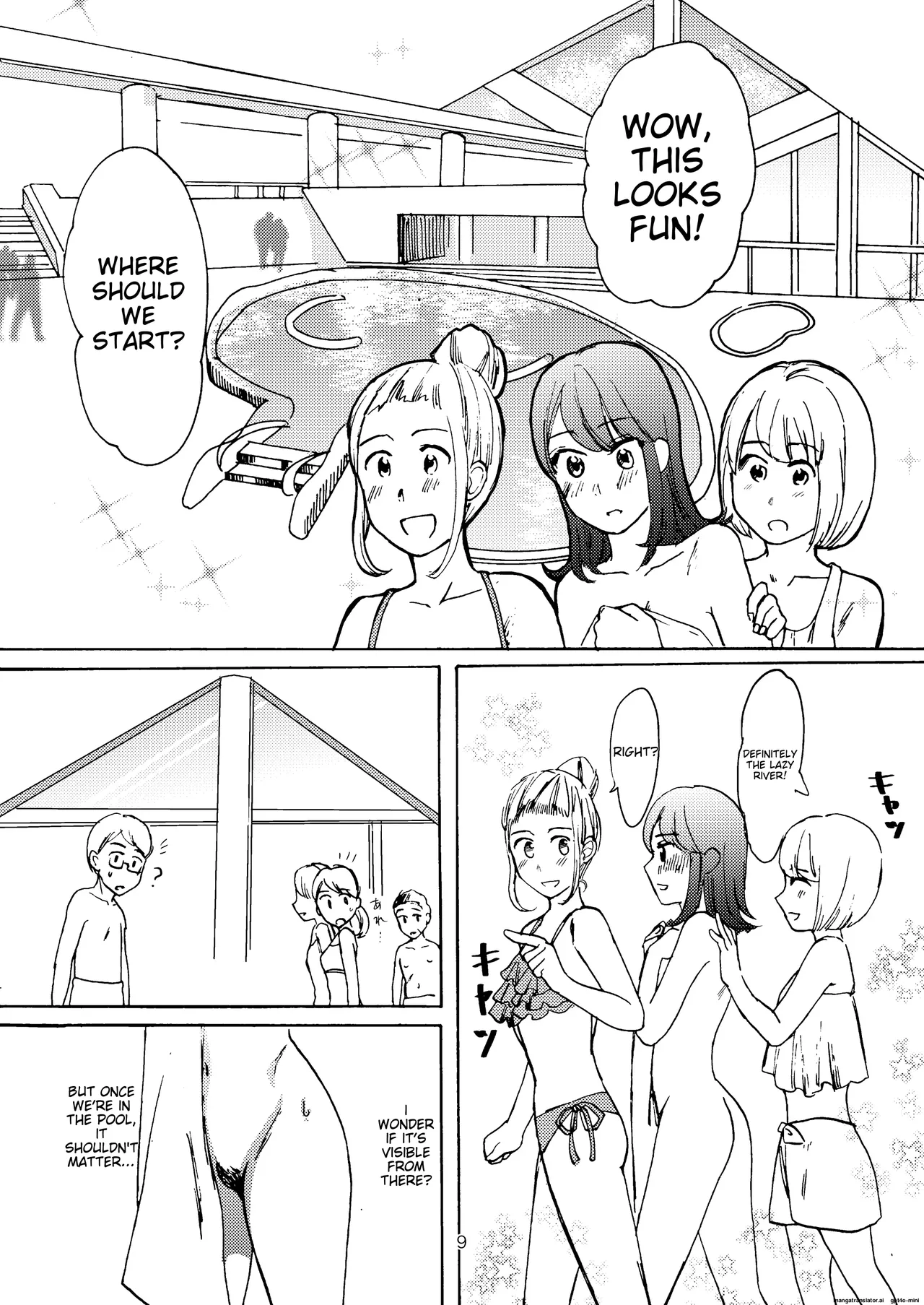 [Tataki Kikiki]Ai no Onsen Pool | Love Hot Spring Pool[English] [Digital] Page 7