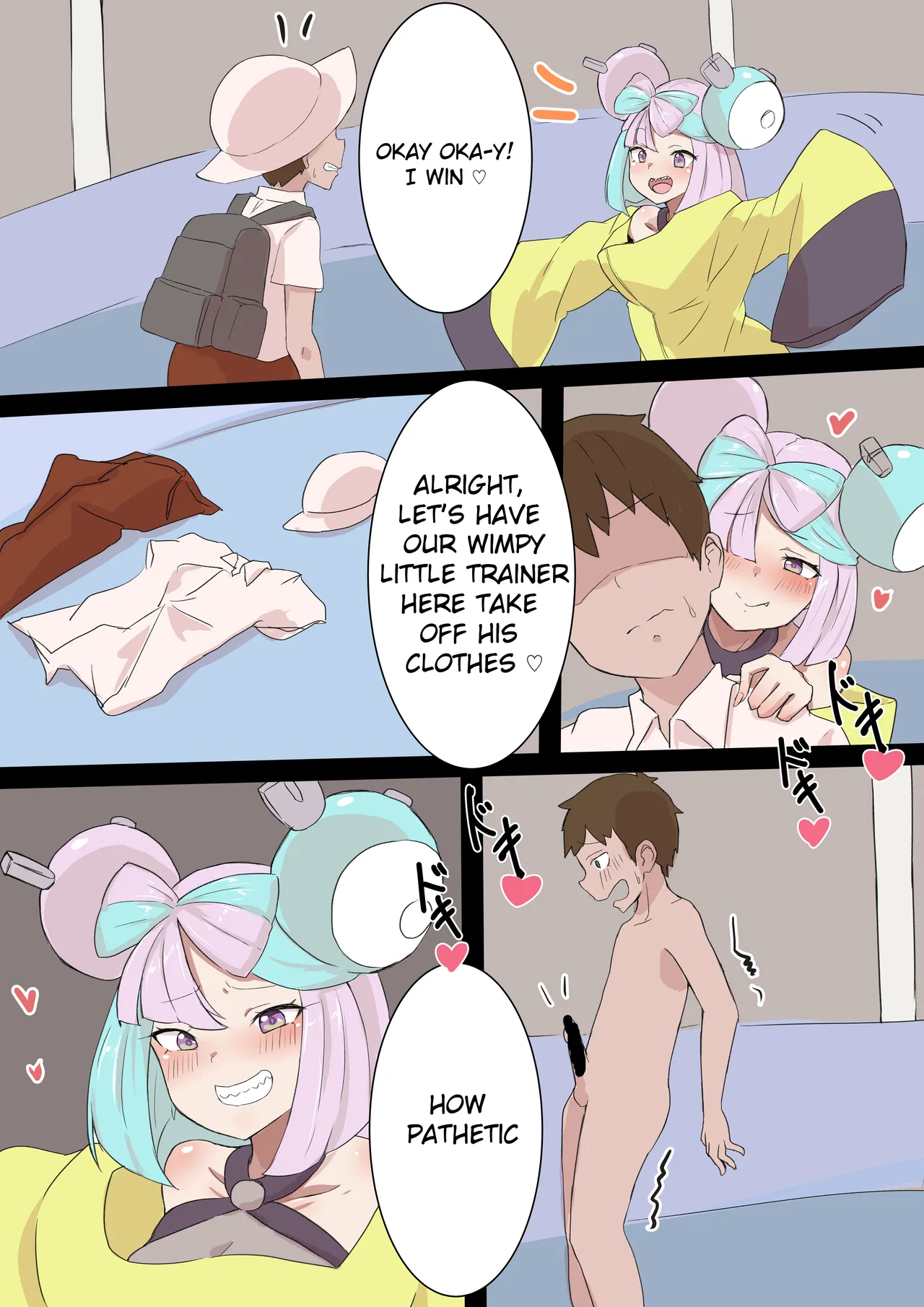 [Clip]A trainer getting made to cum by lono then getting swallowed Page 1
