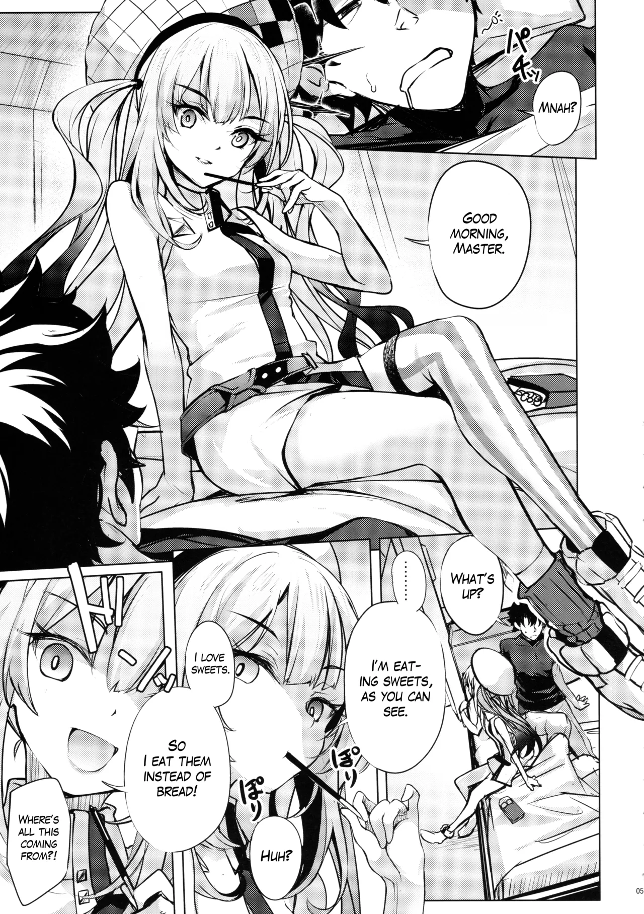 (C104) [Part K (Hitsujibane Shinobu)]Warui Ko Marie wa Guchiritai | Bad Girl Marie Wants to Grumble(Fate/Grand Order) [English] [The Blavatsky Project] Page 4