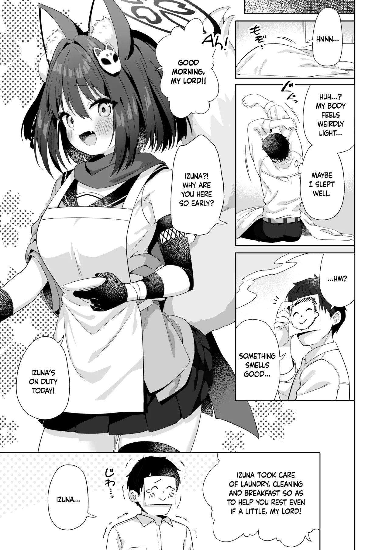 [Mukuton Kyouju to Soratobu Potato. (Muku)]Aruji-dono no Osewa wa Shinobi no Tsutome desu!! | Taking Care of One's Lord is A Ninja's Duty!!(Blue Archive) [English] [Douzo Lad Translations] [Digital] Page 22
