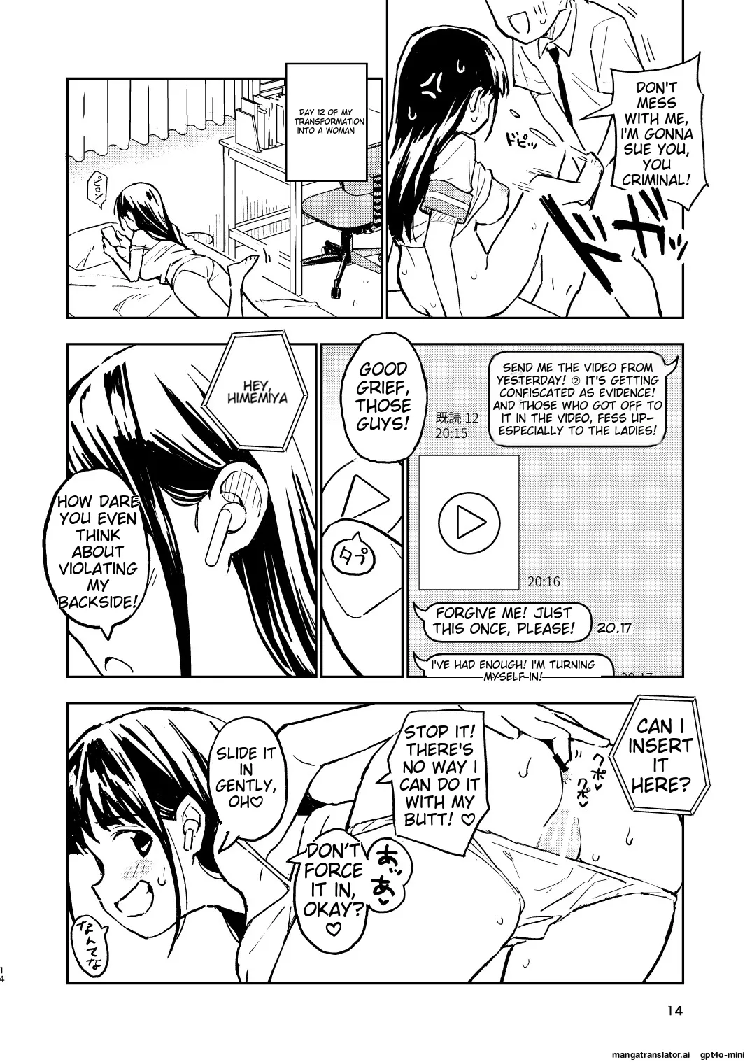 [Mirakoku (Yasumi Mirakichi)]1-kagetsu Ninshin Shinakereba Otoko ni Modoreru Hanashi 2[English] [EditedMTL] [Digital] Page 15