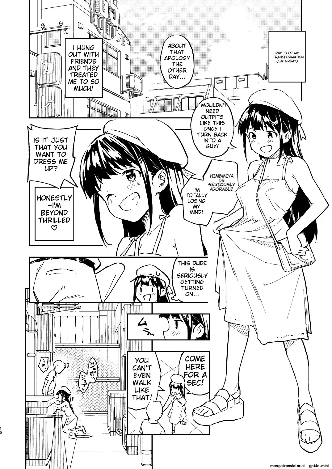 [Mirakoku (Yasumi Mirakichi)]1-kagetsu Ninshin Shinakereba Otoko ni Modoreru Hanashi 2[English] [EditedMTL] [Digital] Page 17