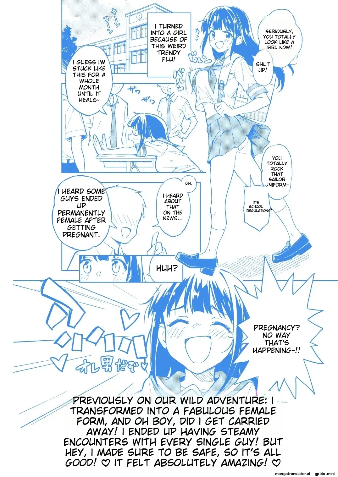 [Mirakoku (Yasumi Mirakichi)]1-kagetsu Ninshin Shinakereba Otoko ni Modoreru Hanashi 2[English] [EditedMTL] [Digital] Page 3