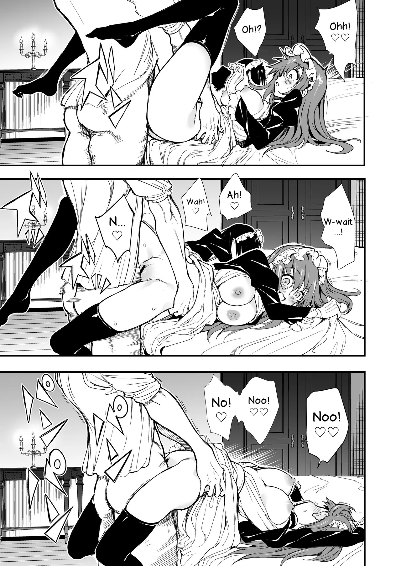 [Kyockchokyock (Kyockcho)]Maid Kyouiku. 7 -Botsuraku Kizoku Rurikawa Tsubaki- | Maid Education 7 -Fallen Aristocrat Rurikawa Tsubaki-[English] [Benri] [Digital] Page 13