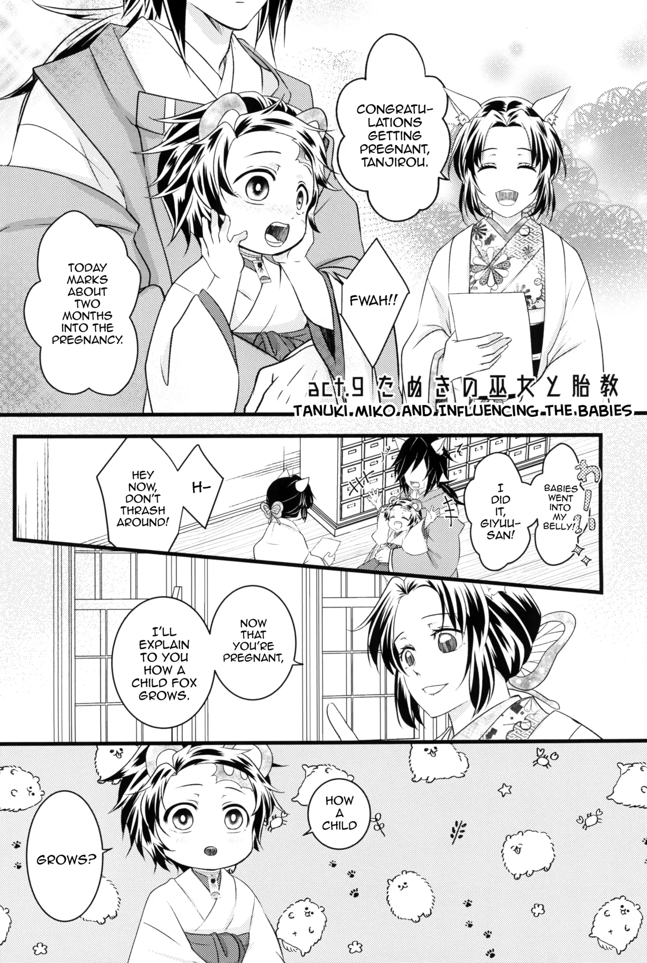 [Toilet kara Konnichiwa (Yomoyama)]Kitsune Giyuu-san to Tanuki Tanjirou-kun no Hanashi(Demon Slayer) [English] [mysterymeat3] Page 50