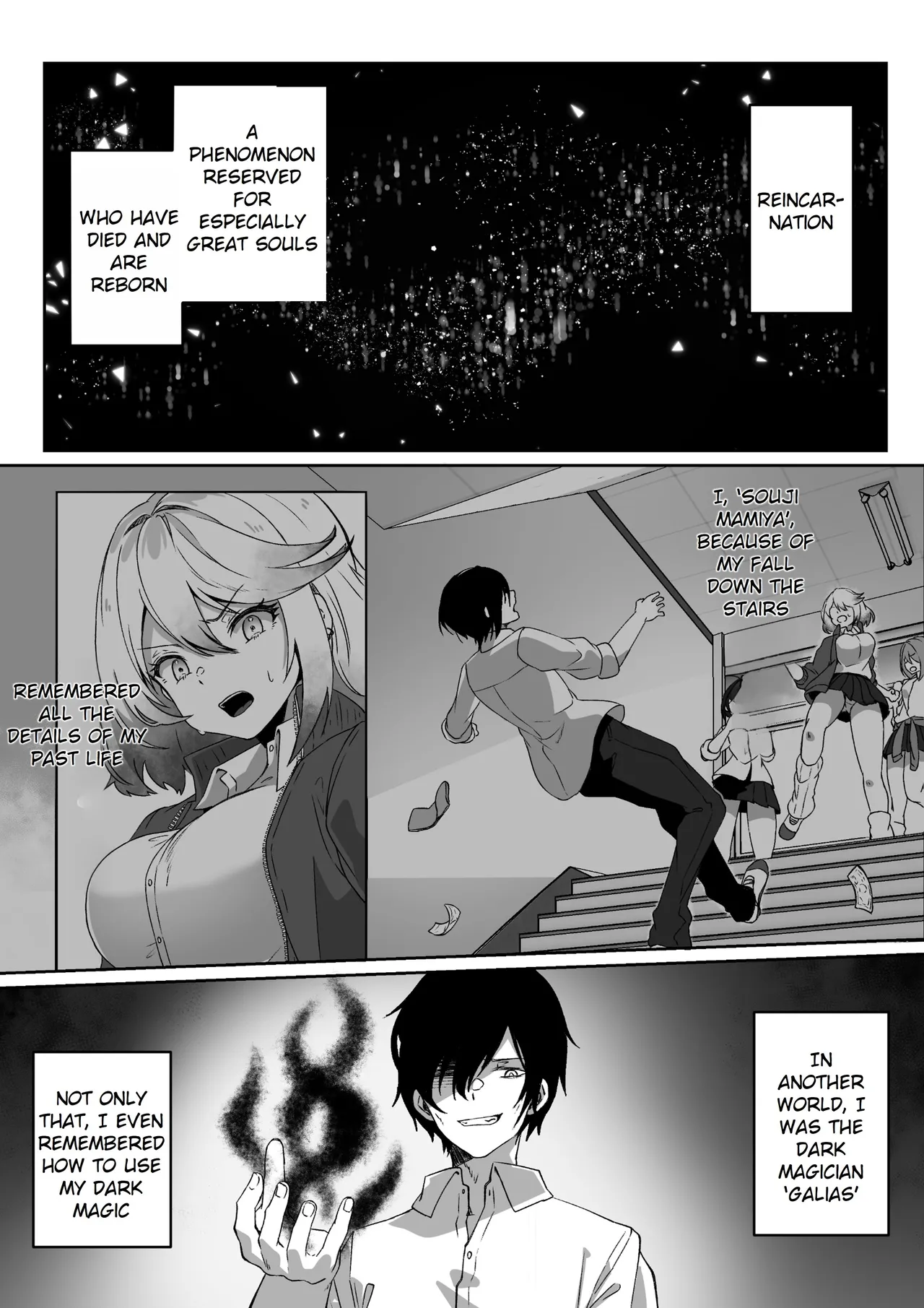 [Yumemi Dream Land (Yumemi Gachi)]Isekai kara Tensei shita Ore wa Yami no Chikara de Yuusha Party ni Fukushuu suru -Onna Souryo Hen- | After Isekai Reincarnating, I Use Dark Powers To Get Revenge On The Hero Party ~Priestess~[English] [Rei Scans] Page 2