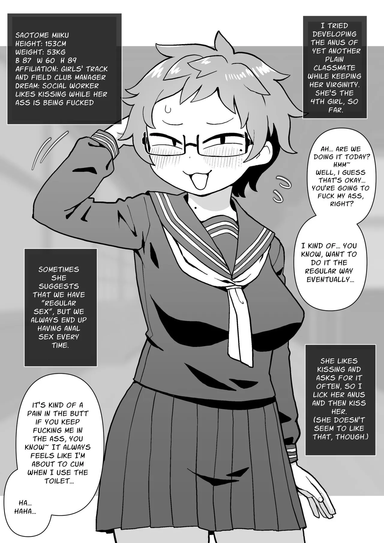 [Surudoiman no Irutokoro (Norihito)]Mob-gao Doukyuusei o Shojo no Mama Anal Kaihatsu shita Hanashi | I Sexually Developed The Anuses Of My Plain Looking Classmates While Leaving Them As Virgins[English] [GGY Translations] Page 20