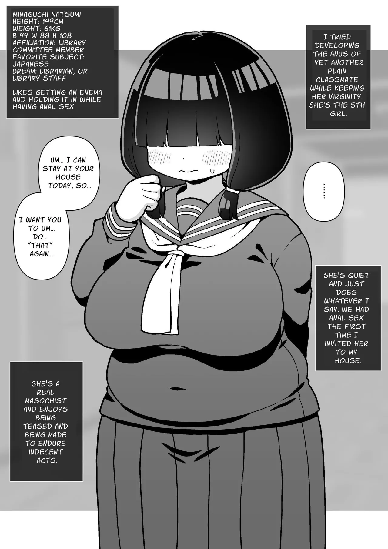 [Surudoiman no Irutokoro (Norihito)]Mob-gao Doukyuusei o Shojo no Mama Anal Kaihatsu shita Hanashi | I Sexually Developed The Anuses Of My Plain Looking Classmates While Leaving Them As Virgins[English] [GGY Translations] Page 26
