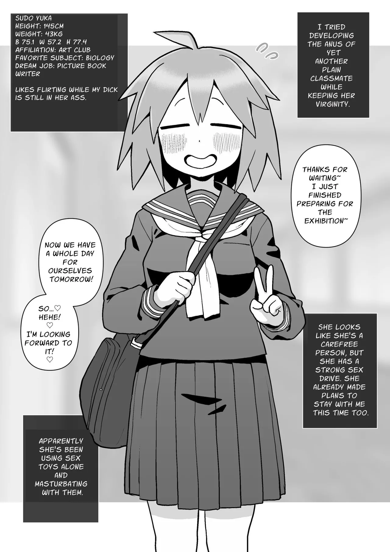 [Surudoiman no Irutokoro (Norihito)]Mob-gao Doukyuusei o Shojo no Mama Anal Kaihatsu shita Hanashi | I Sexually Developed The Anuses Of My Plain Looking Classmates While Leaving Them As Virgins[English] [GGY Translations] Page 8