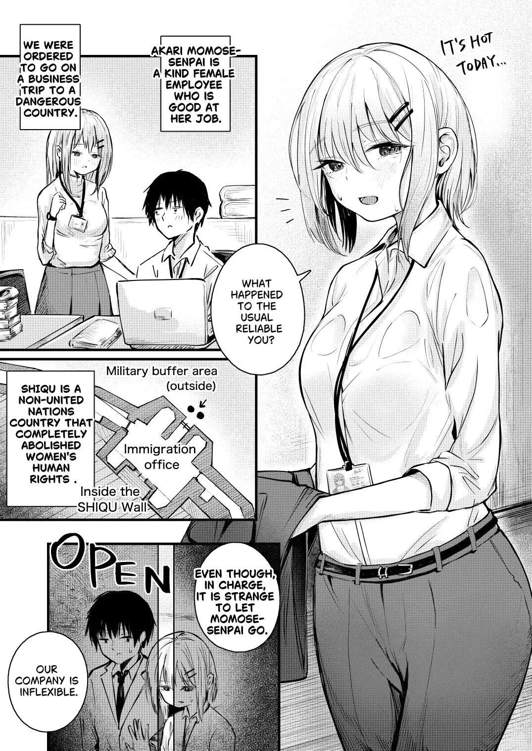 [mokataki_works (Mokataki)]Josei no Kenri ga Ushinawareta Kuni | The Country Where Women's Rights have been Lost[English] Page 3