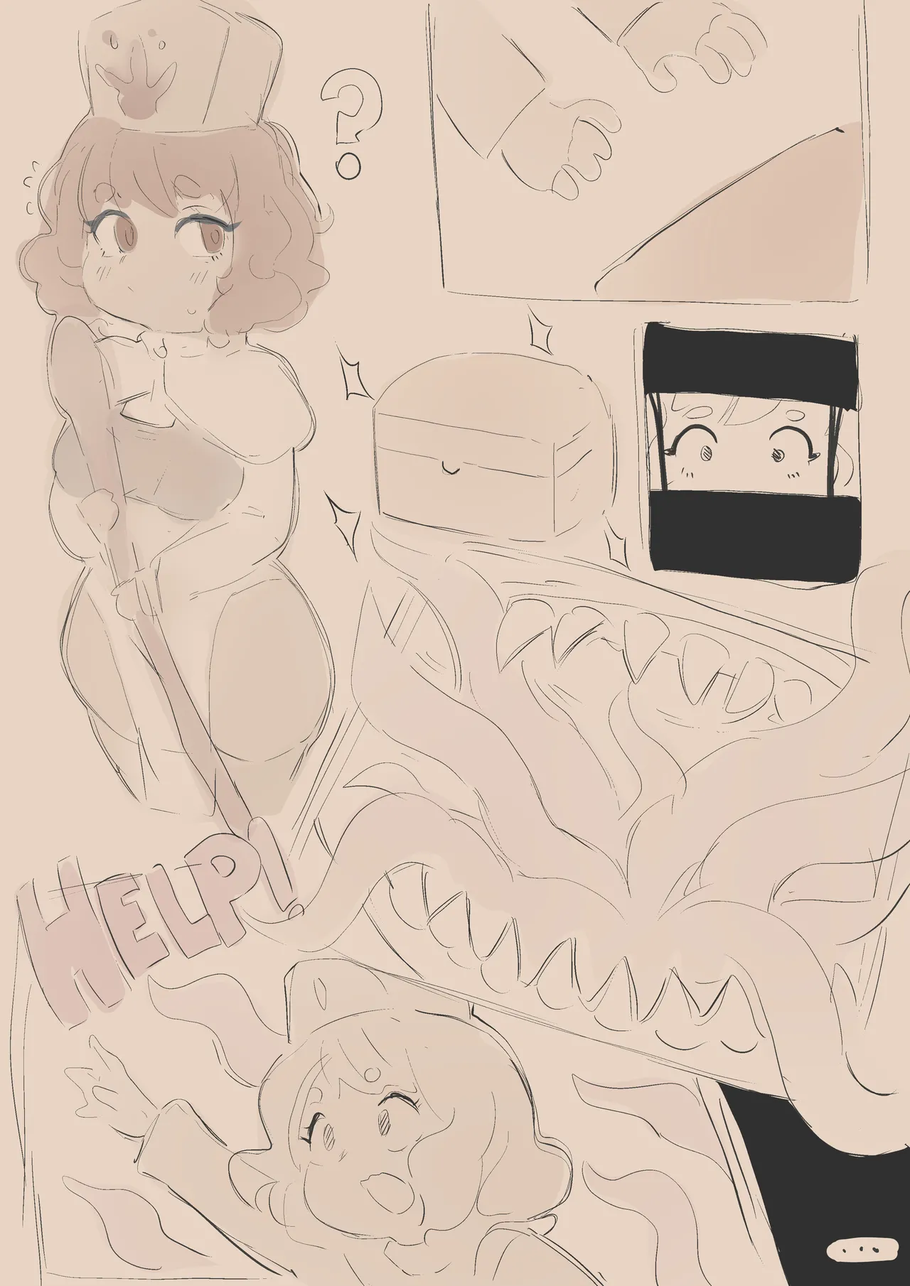 [Cafin]Cleric Taliyah Mimic Comic Page 1