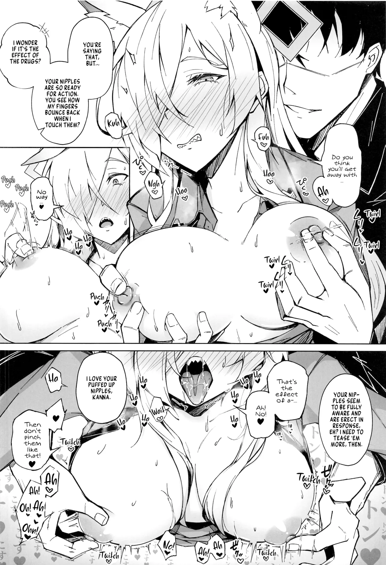 (C103) [eK-SHOP (Tsuizi)]Obedience Aphrodisiac(Blue Archive) [English] [Vivid Rabbit] Page 5