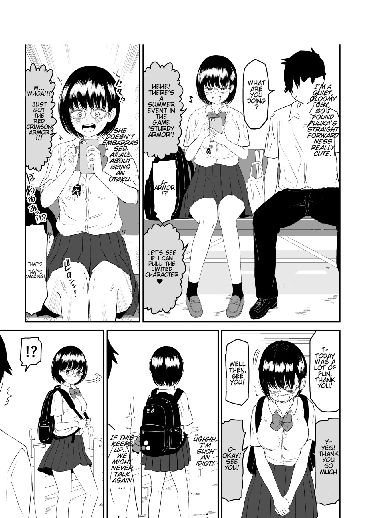 [Niji-Teru]Kouhai Otaku Tomodachi JK ga Kawai Sugirumon de![English] [EditedMTL] Page 7