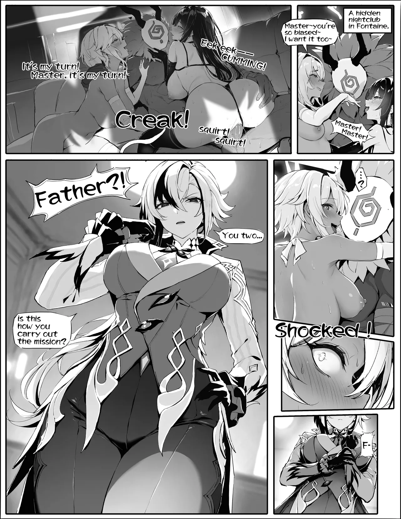 [Senie Shenxuan]Servant-sama no Seiteki Goumon Choukyou(Genshin Impact) [English] [Decensored] Page 1