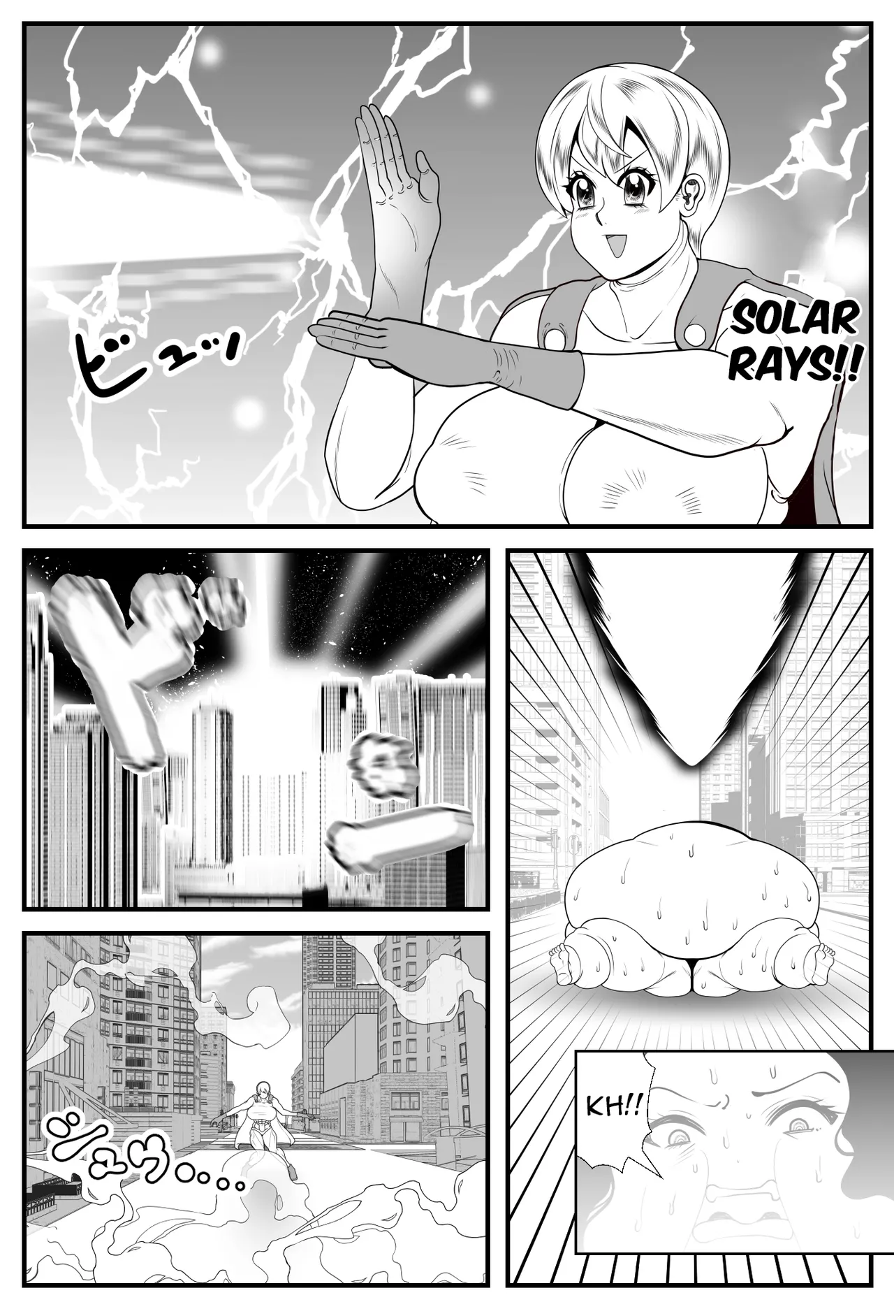 [Nekorondoru (Tokei)]Alien Fatfat VS Superheroine[English] Page 11
