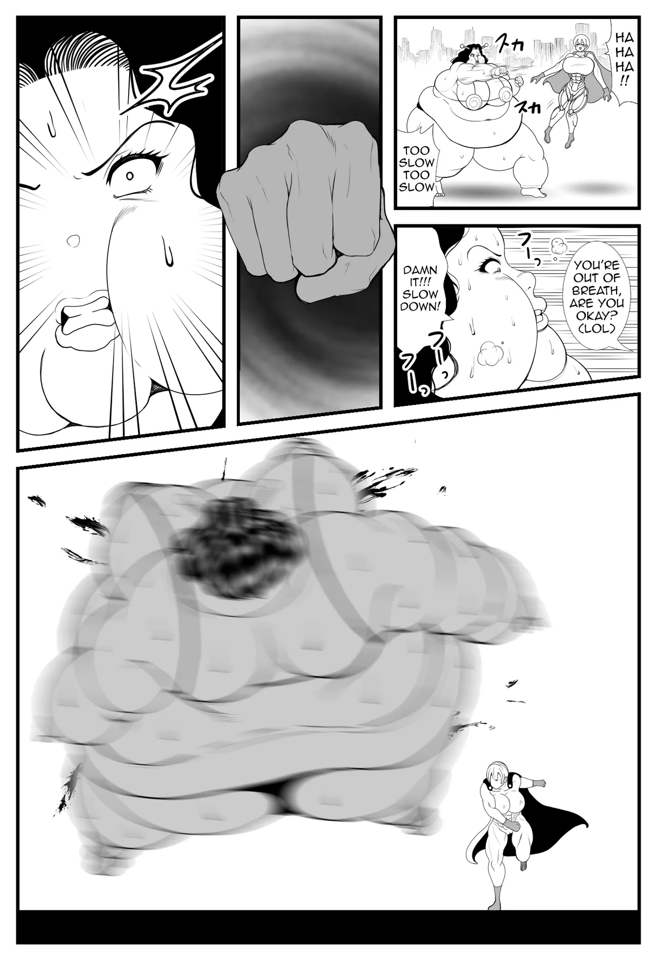 [Nekorondoru (Tokei)]Alien Fatfat VS Superheroine[English] Page 7