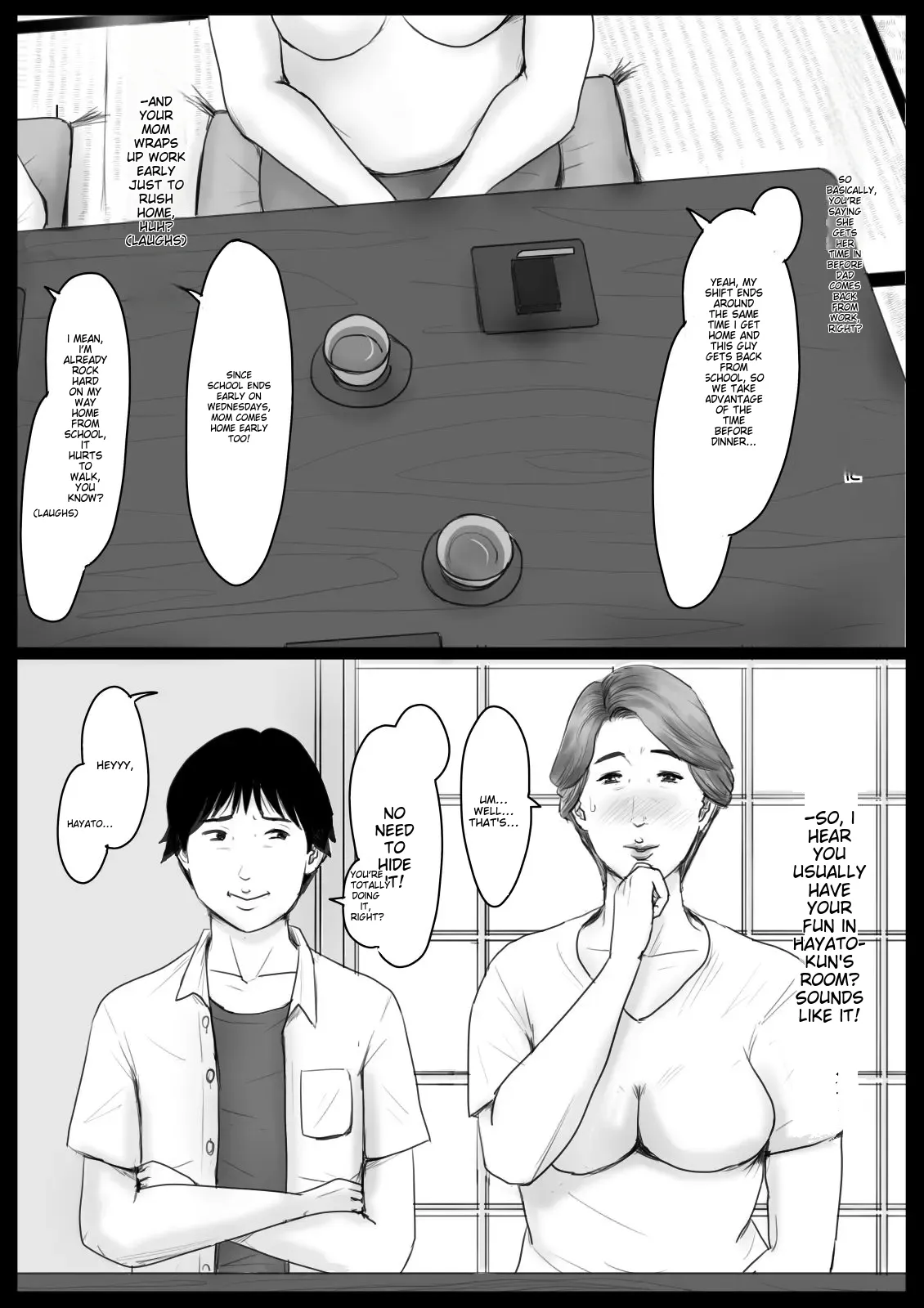 [Oozora Kaiko (kaiko)]Mitchaku! Mamakko Danshi to Okaa-san ~Mae Shuzai Hen~ Page 3