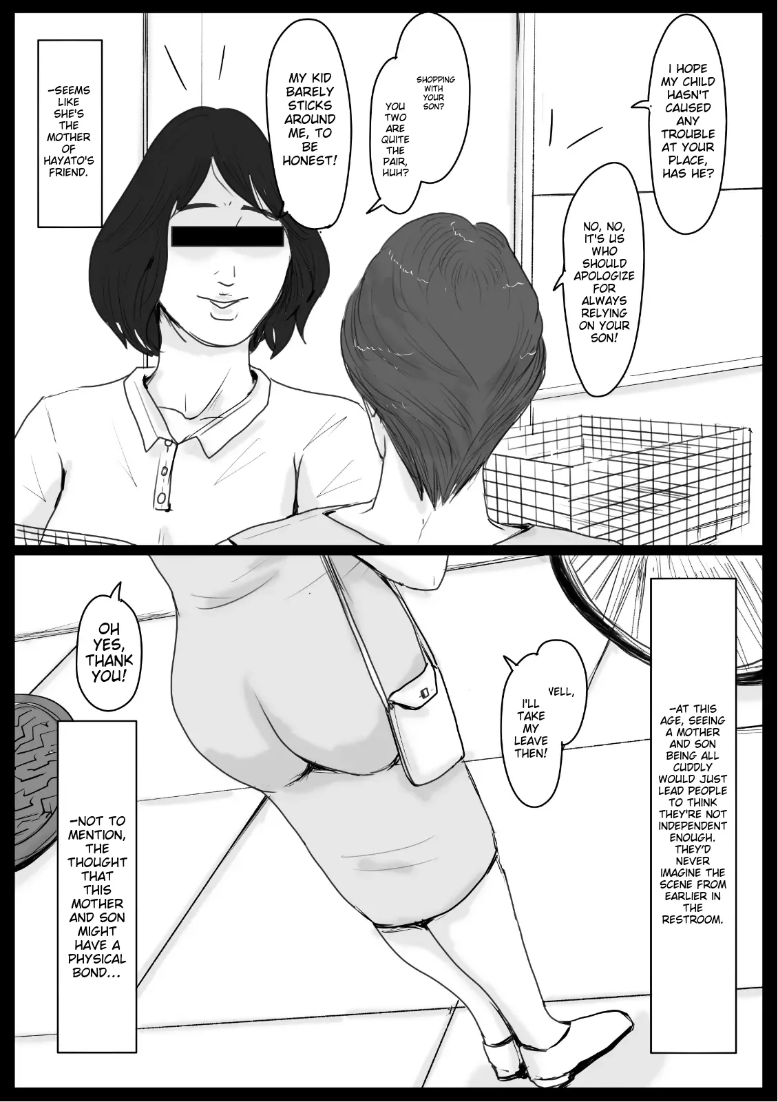 Oozora Kaiko (kaiko)] Mitchaku! Mamakko Danshi to Okaa-san ~Aru 1-nichi no Document[English] Page 13