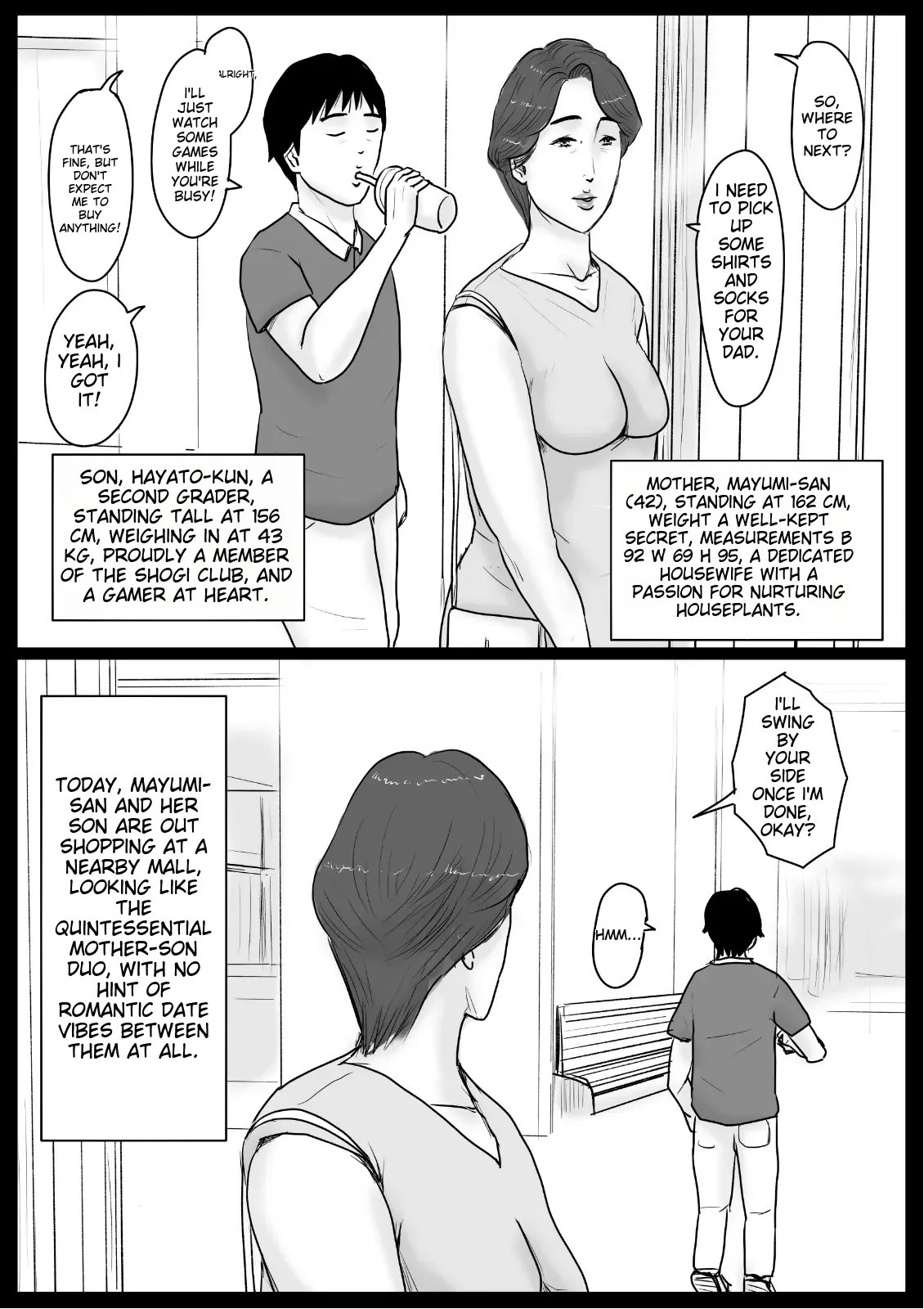 Oozora Kaiko (kaiko)] Mitchaku! Mamakko Danshi to Okaa-san ~Aru 1-nichi no Document[English] Page 3